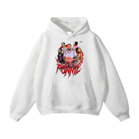 Ronnie Gray Oversize Fleeced Hoodie