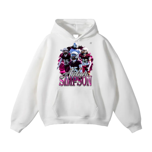 Aidan Simpsons Oversize Fleeced Hoodie