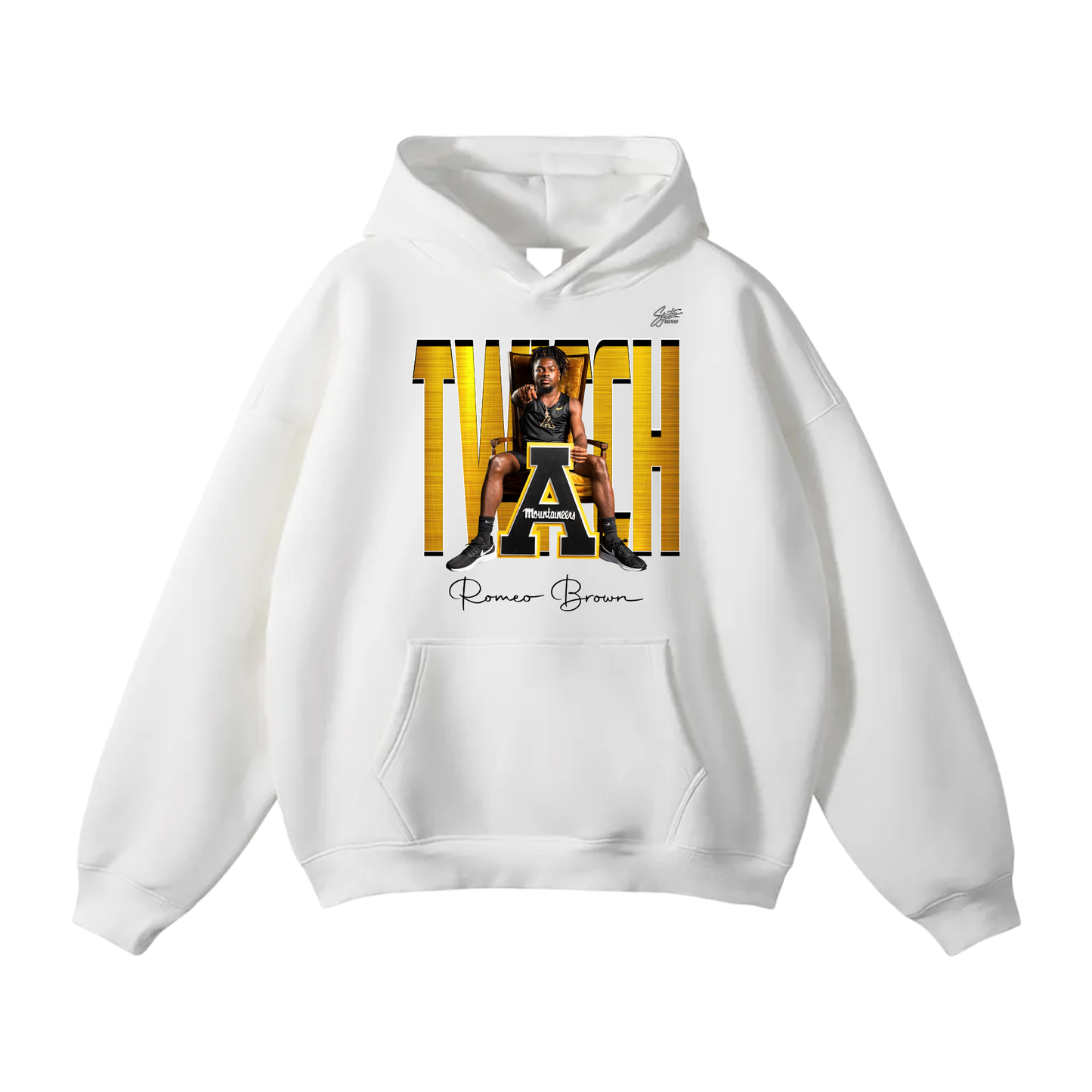 Romeo Brown Oversize Fleeced Hoodie