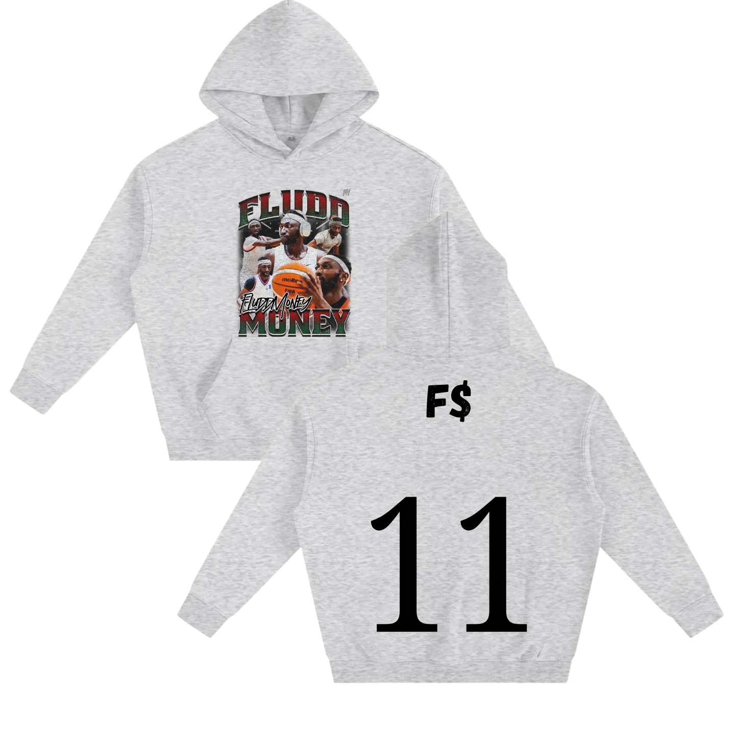 Fludd Money Oversize Fleeced Hoodie