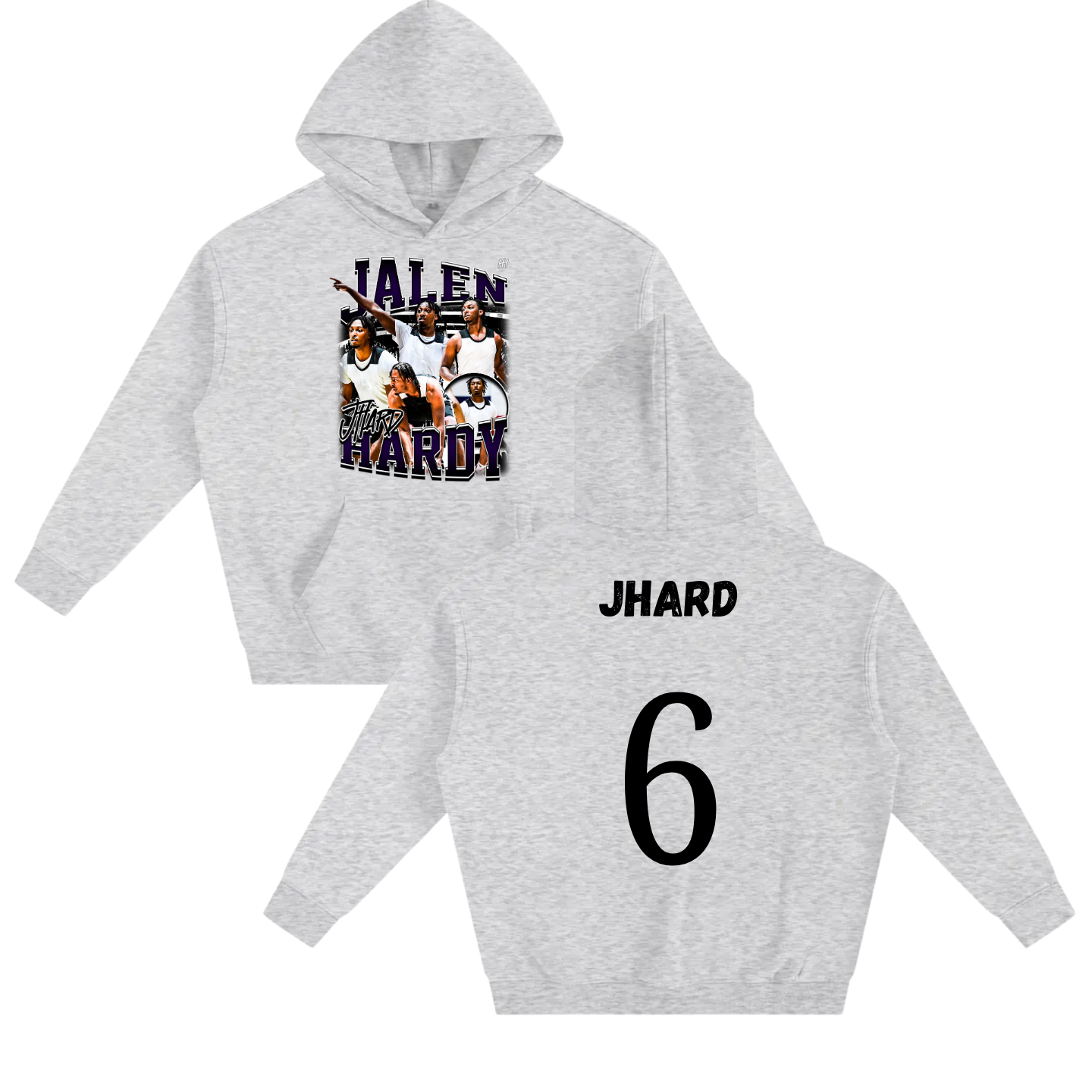 Jalen Hardy Oversize Fleeced Hoodie
