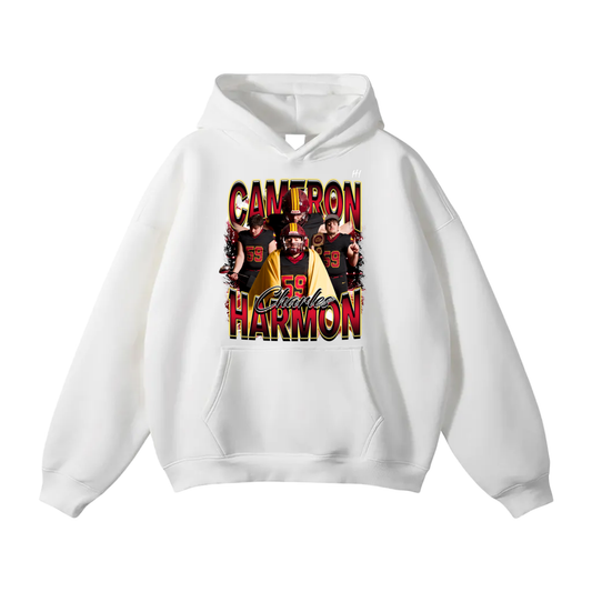 Cameron charles Harmon Oversize Fleeced Hoodie