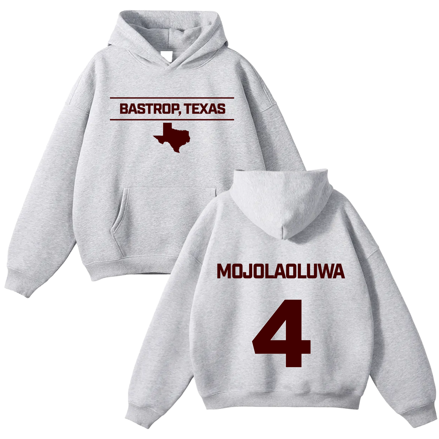 Mojolaoluwa Ogunfile Oversize Fleeced Hoodie