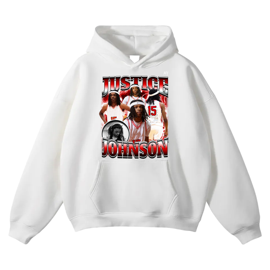 Justice Johnson 2 Oversize Fleeced Hoodie