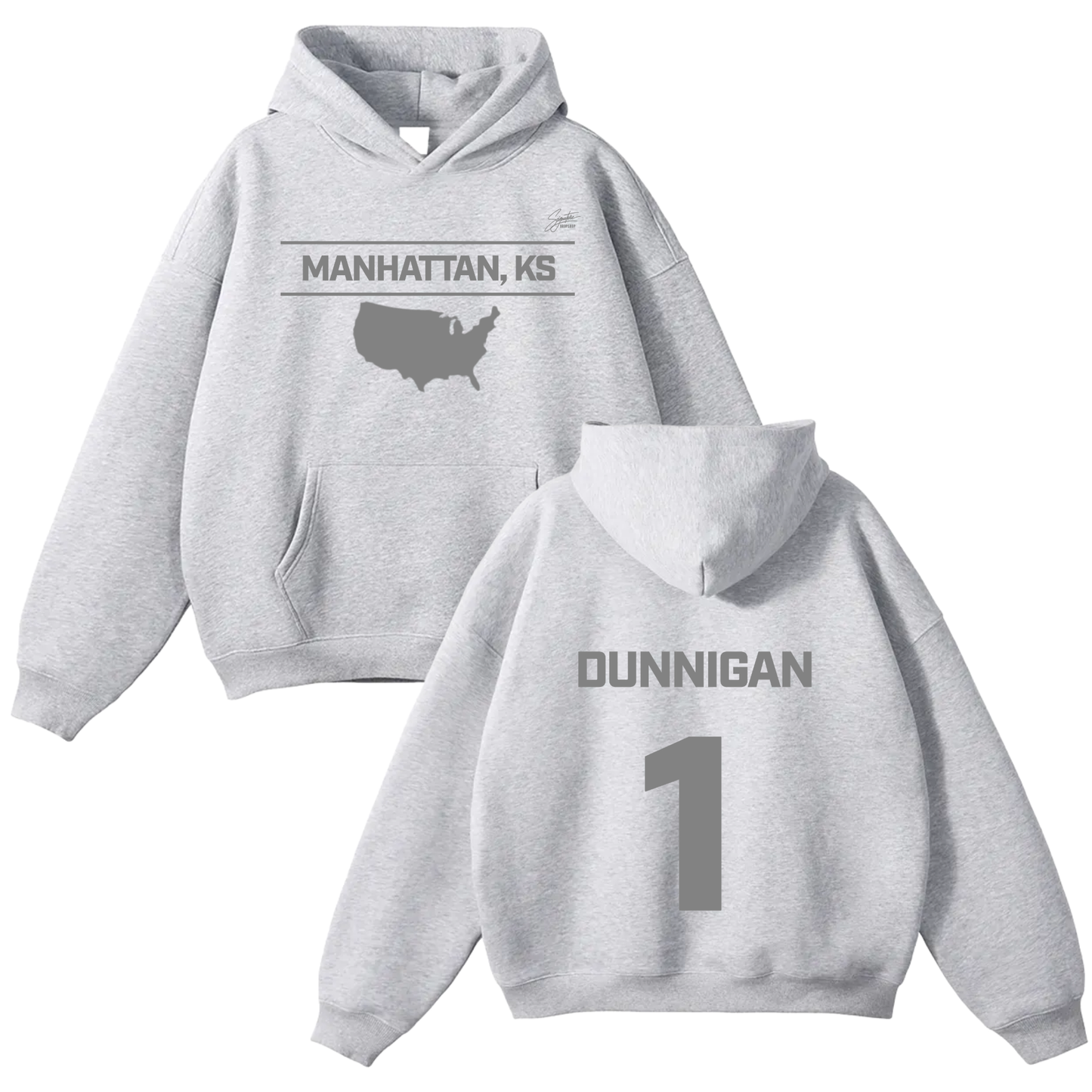 Adonis Dunnigan Oversize Fleeced Hoodie
