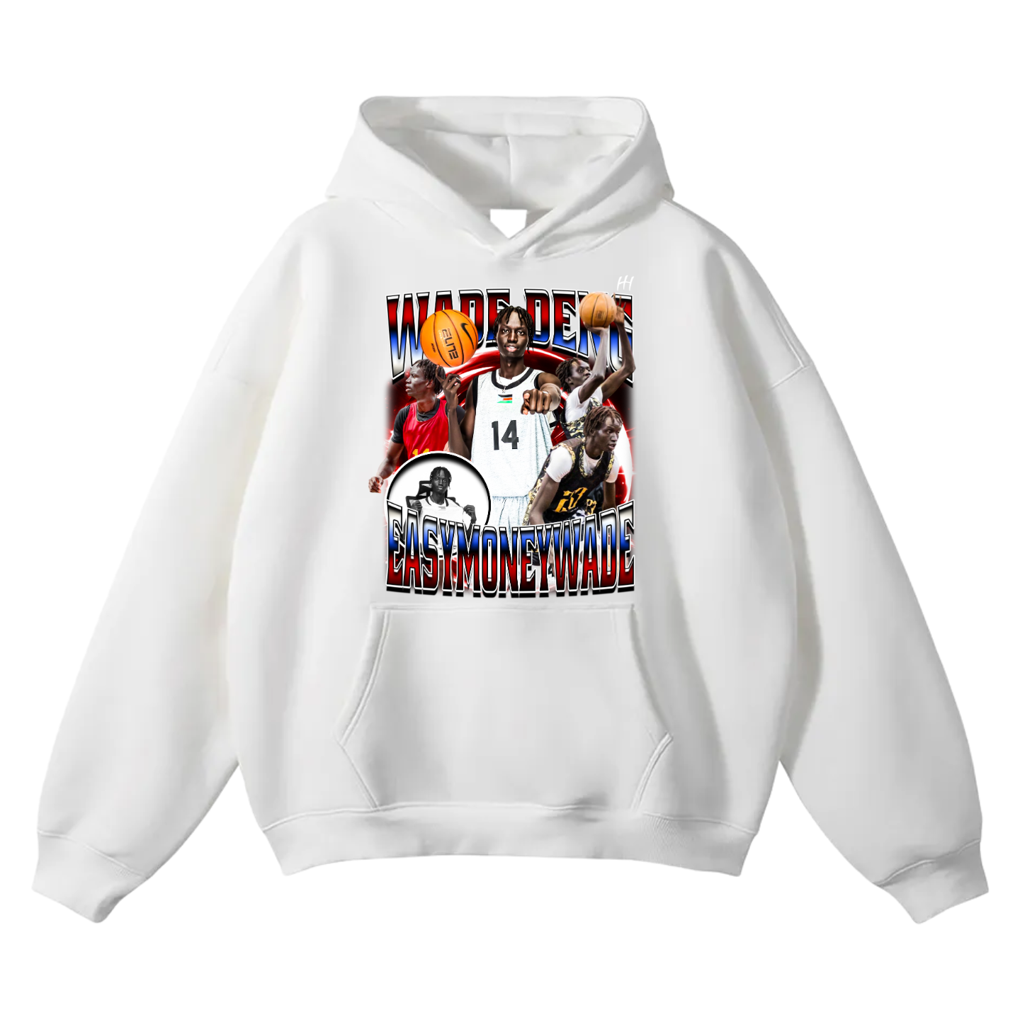 Wade Deng Malual Oversize Fleeced Hoodie