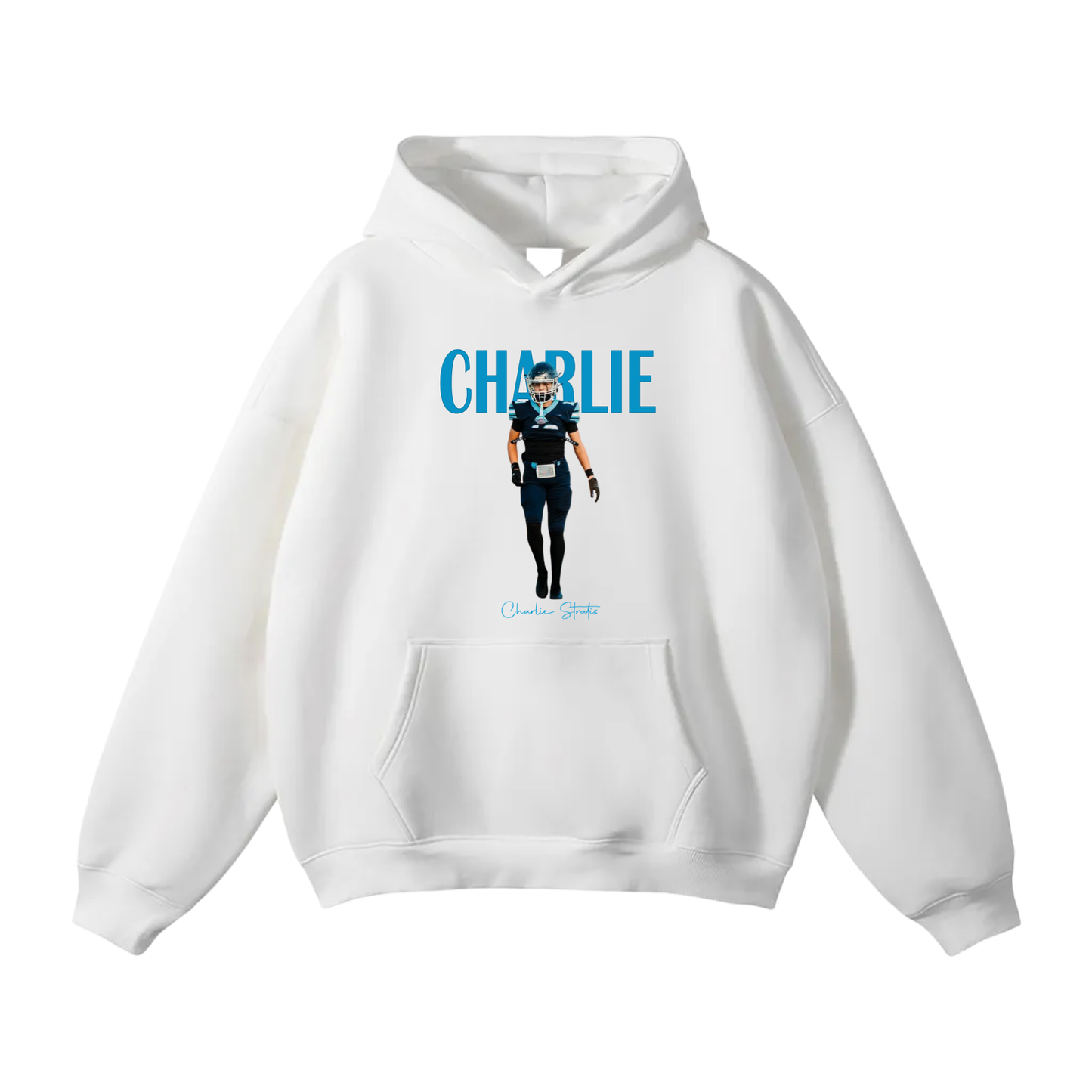 Charlie Stratis Oversize Fleeced Hoodie