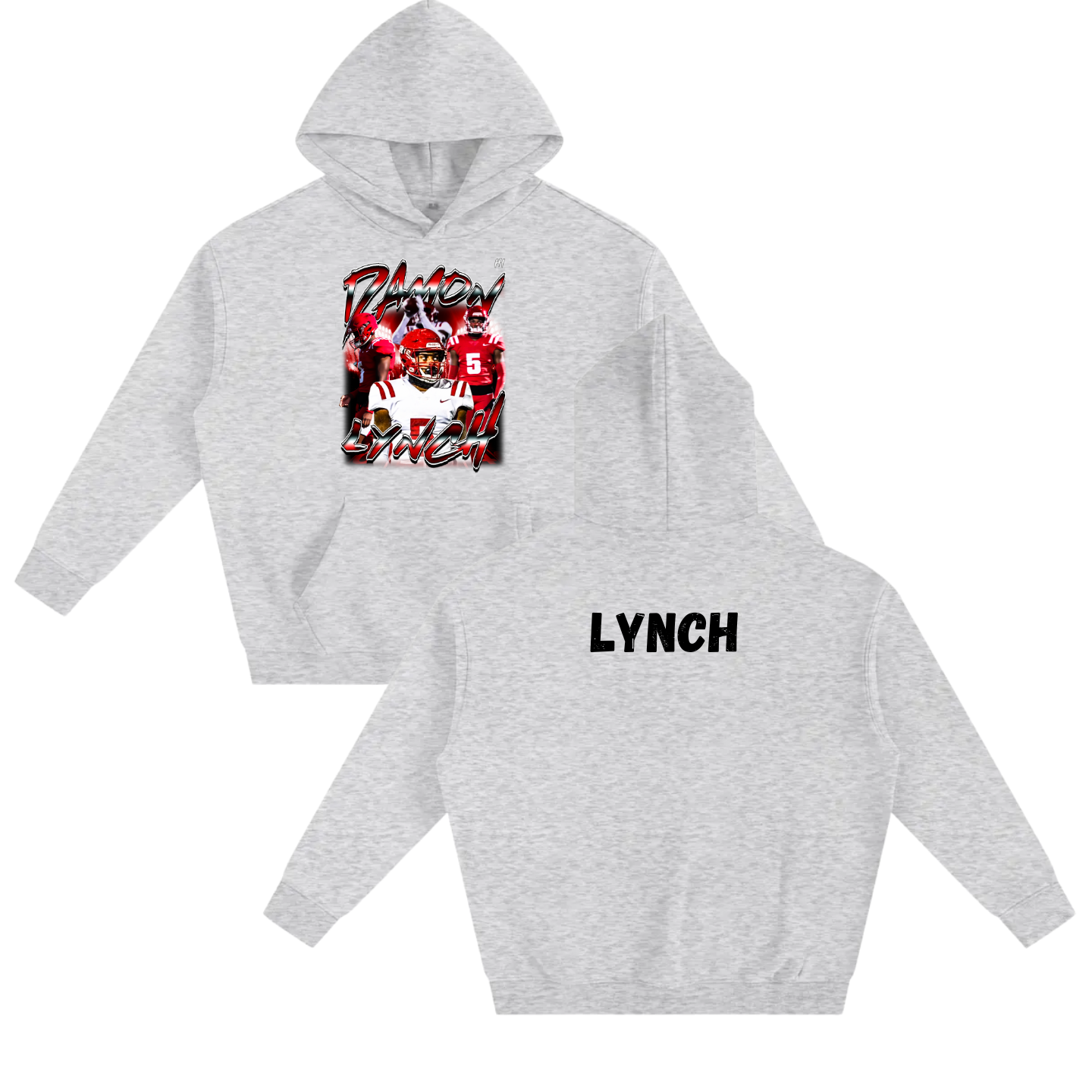 Damon Lynch Oversize Fleeced Hoodie