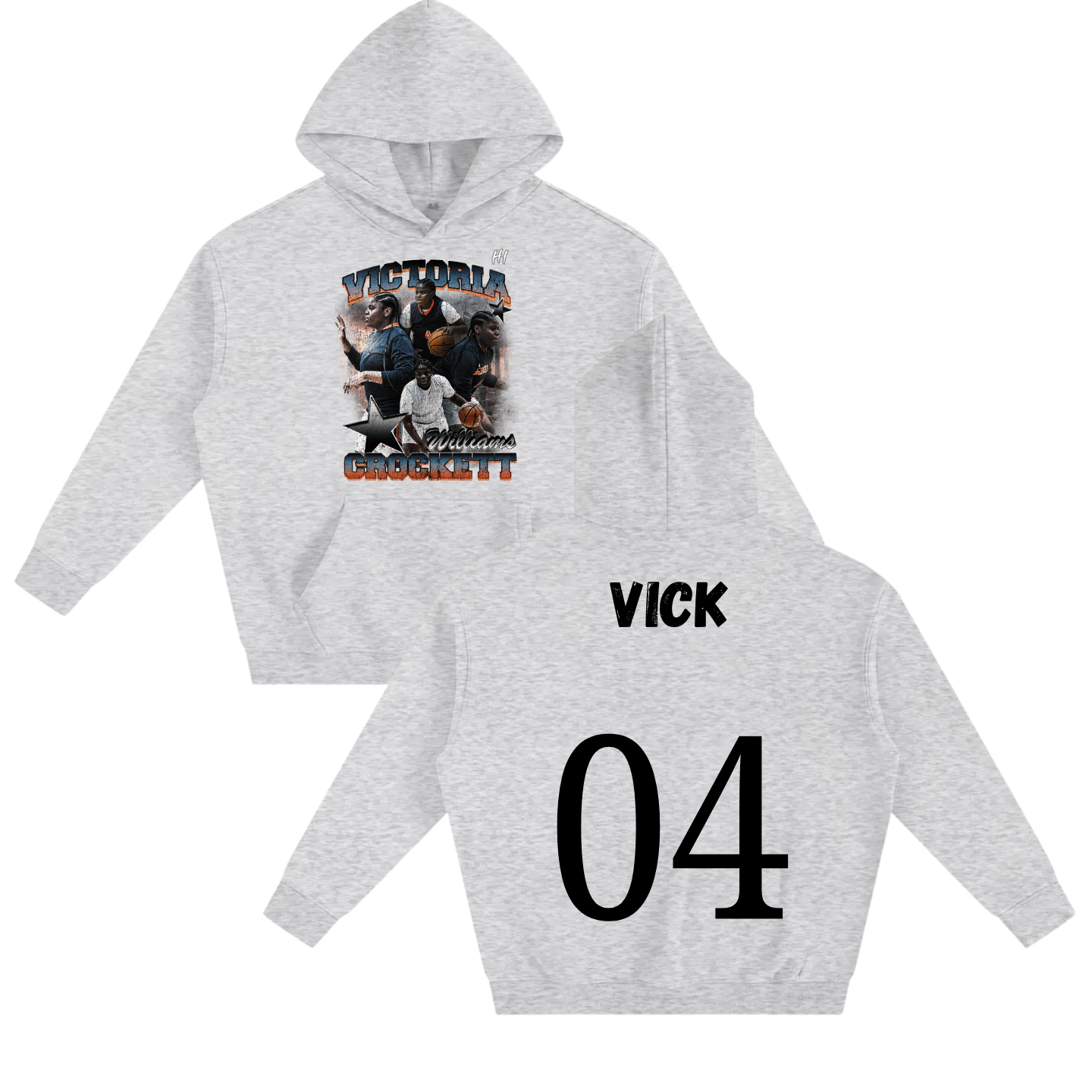 Victoria William Crocket Oversize Fleeced Hoodie
