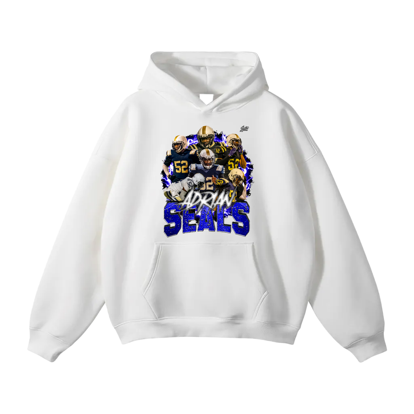 Adrian Seals Oversize Fleeced Hoodie