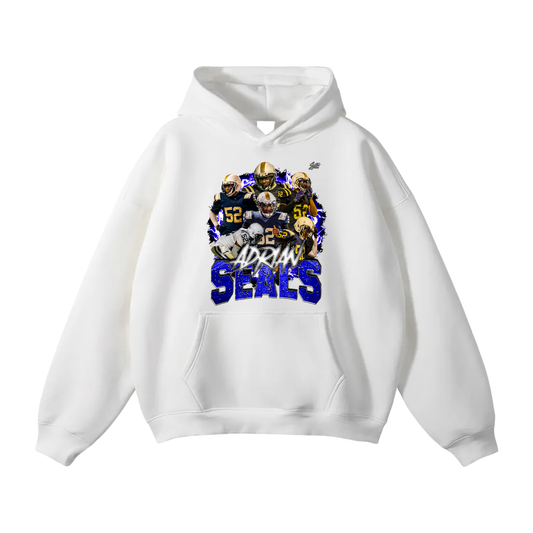 Adrian Seals Oversize Fleeced Hoodie