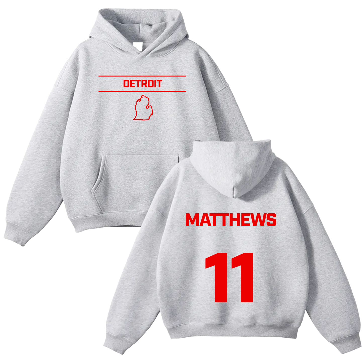 Lorenzo Matthews Oversize Fleeced Hoodie