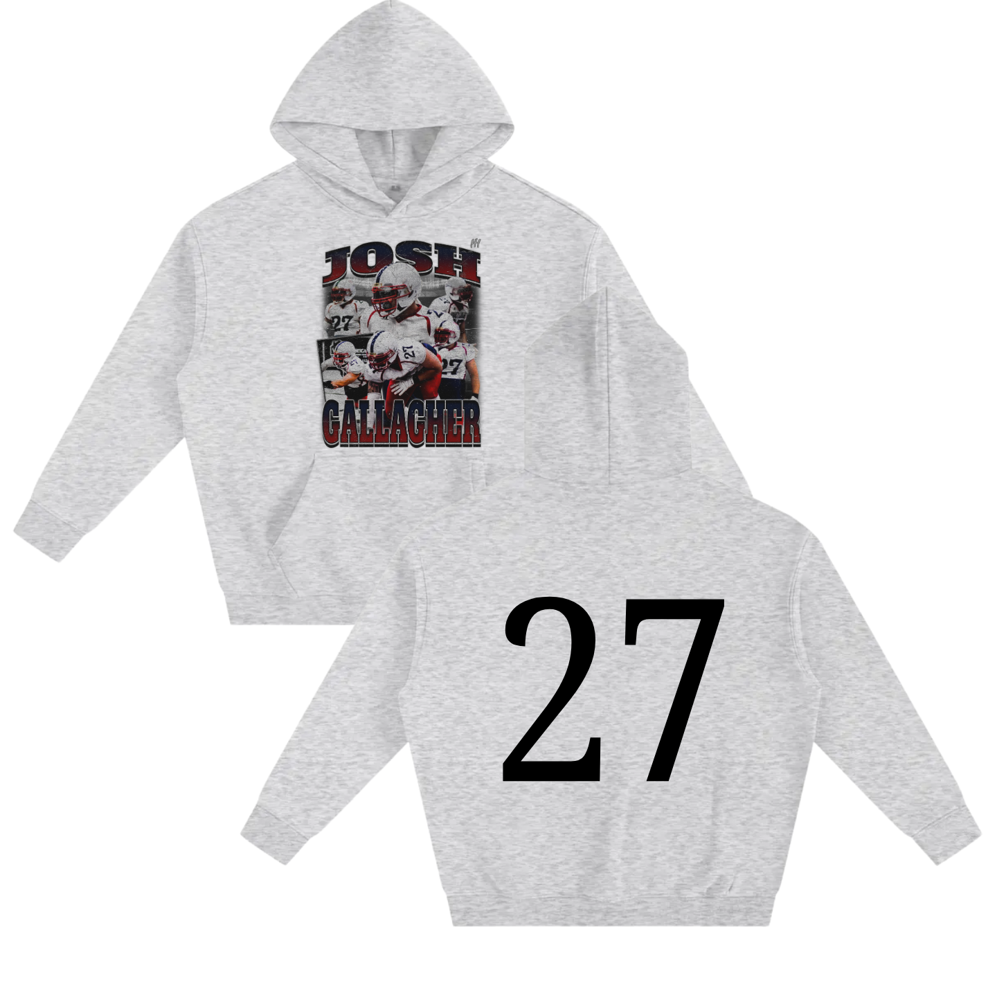 Josh Gallagher Oversize Fleeced Hoodie