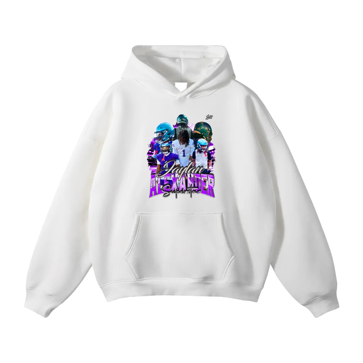 Jaylan Alexander Oversize Fleeced Hoodie