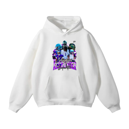Jaylan Alexander Oversize Fleeced Hoodie