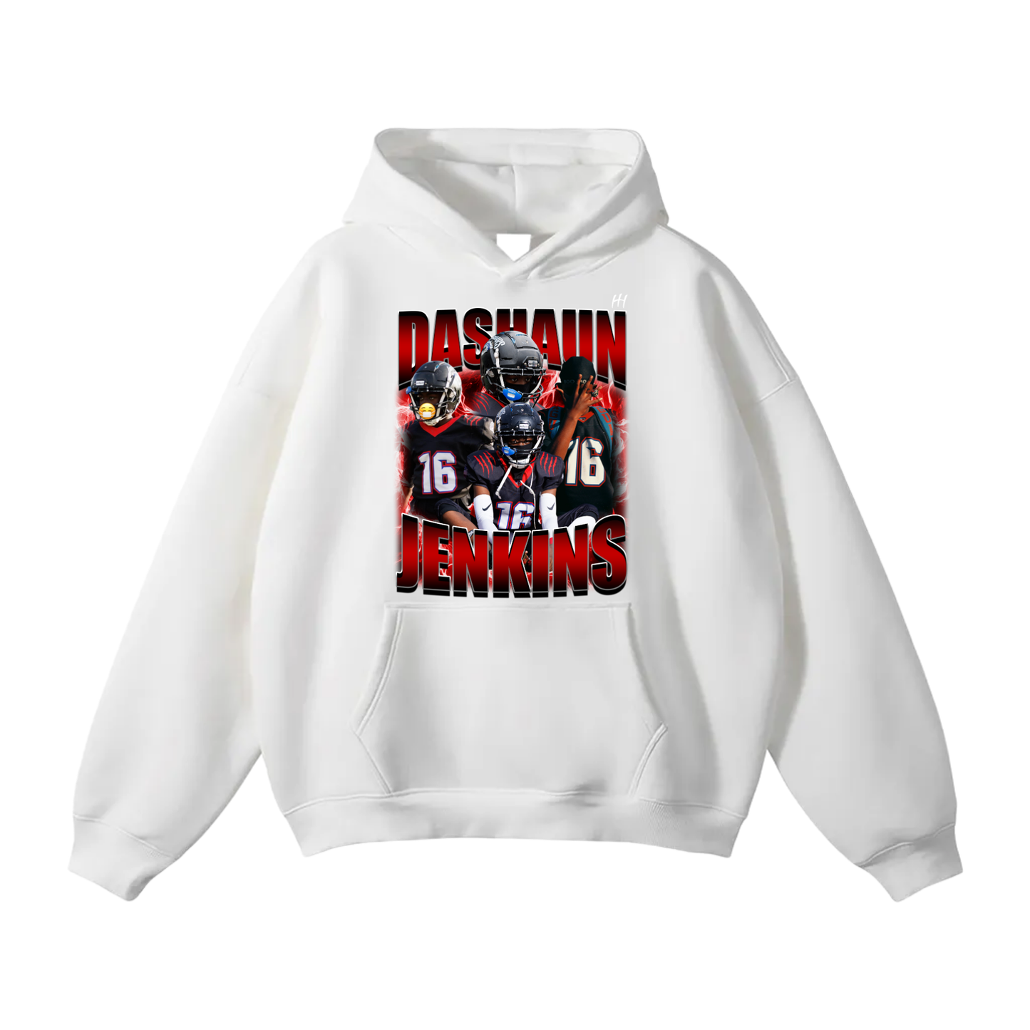 Dashaun Jenkins Oversize Fleeced Hoodie