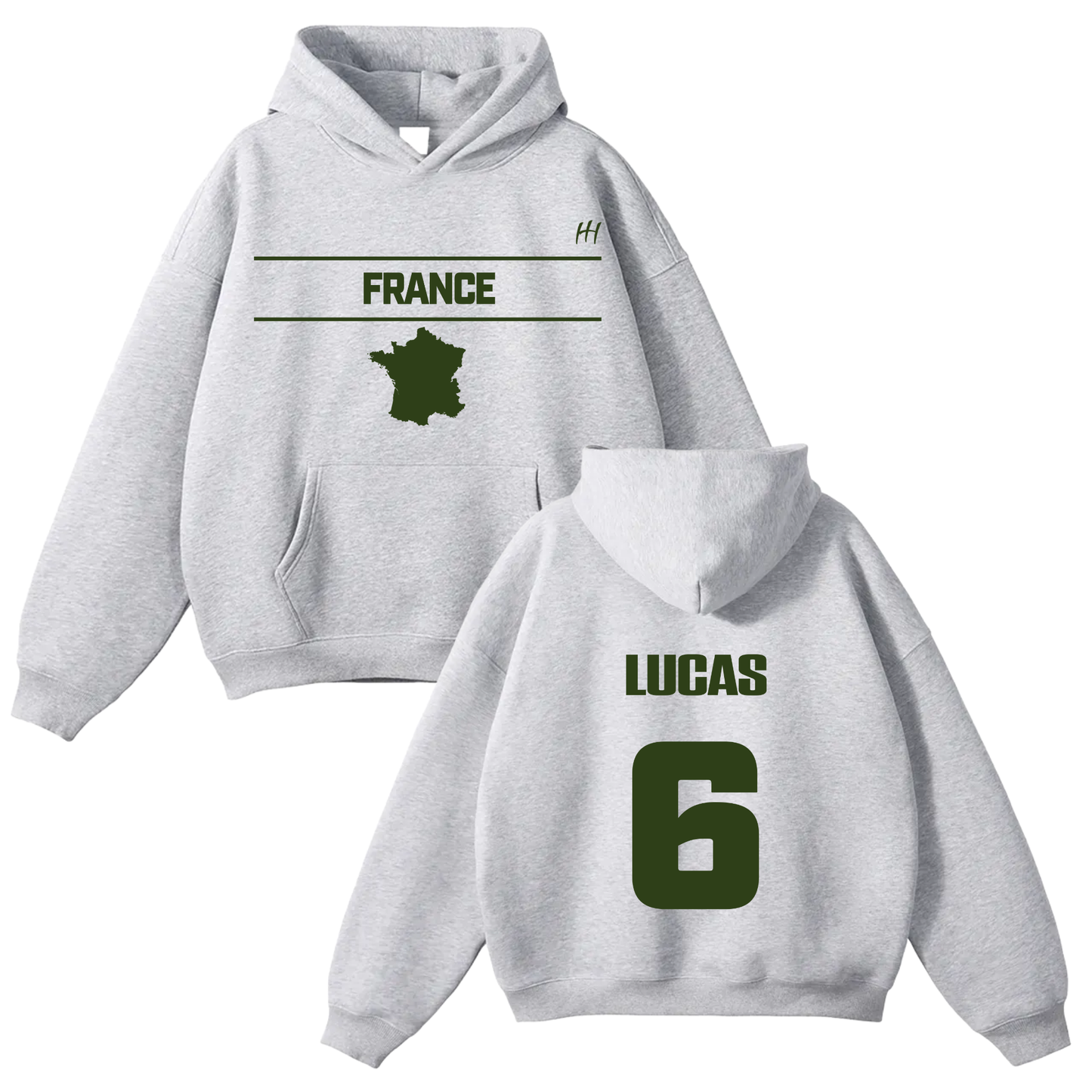 Lucas Ngombo Oversize Fleeced Hoodie