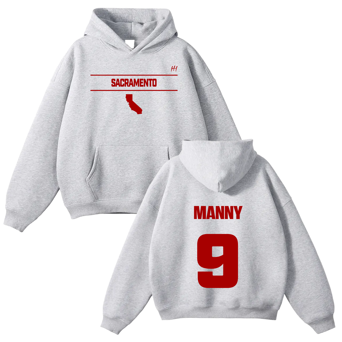 Emmanuel Marsh Oversize Fleeced Hoodie