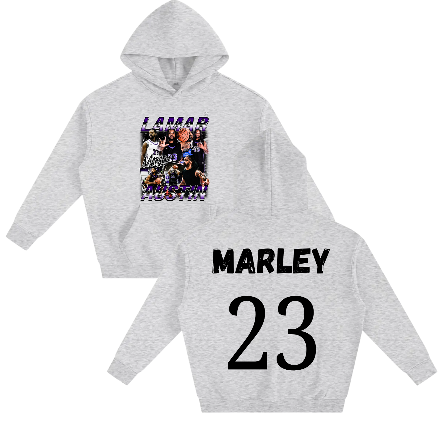 Lamar Austin Oversize Fleeced Hoodie