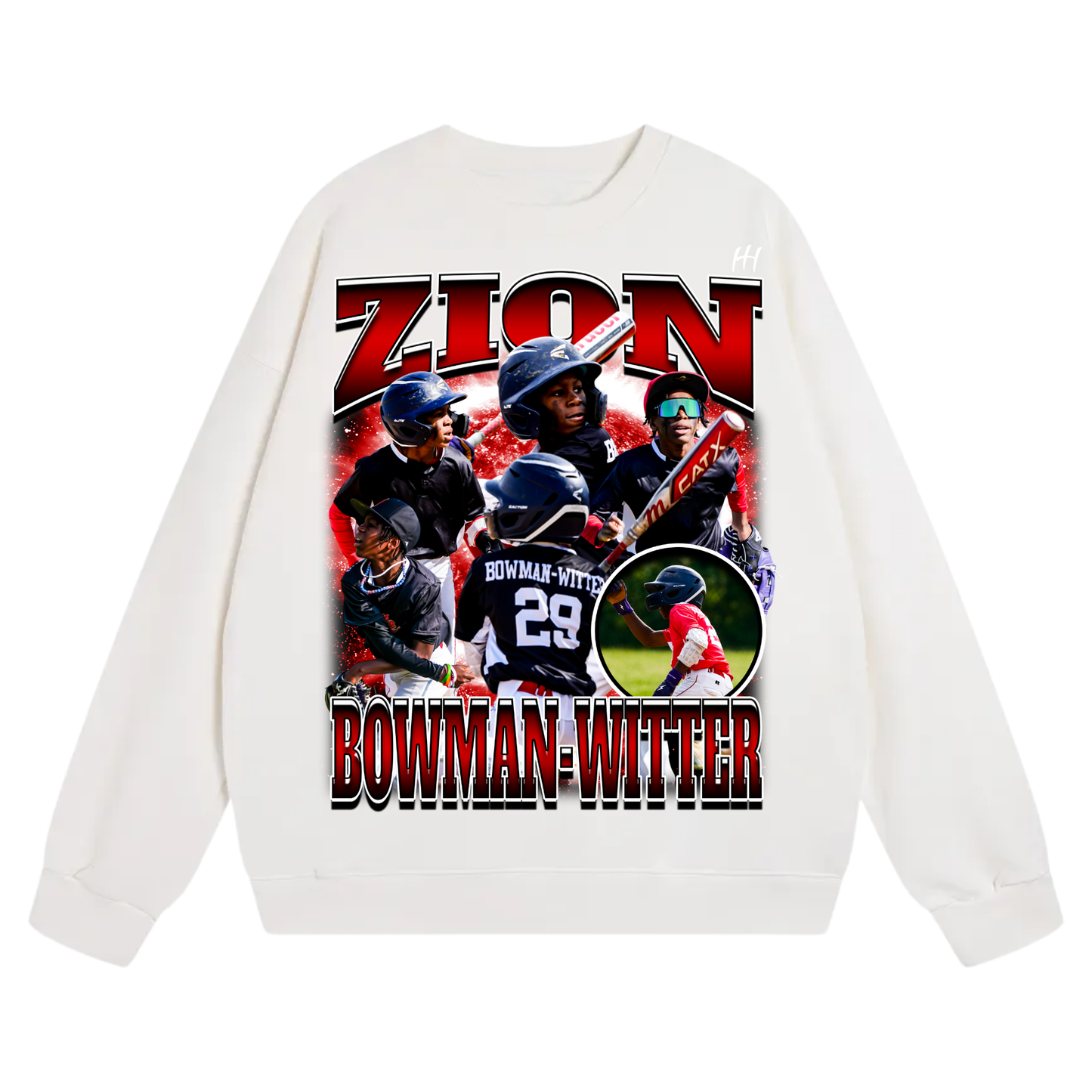 Zion Bowman-Writer Heavyweight Crewneck Sweatshirt
