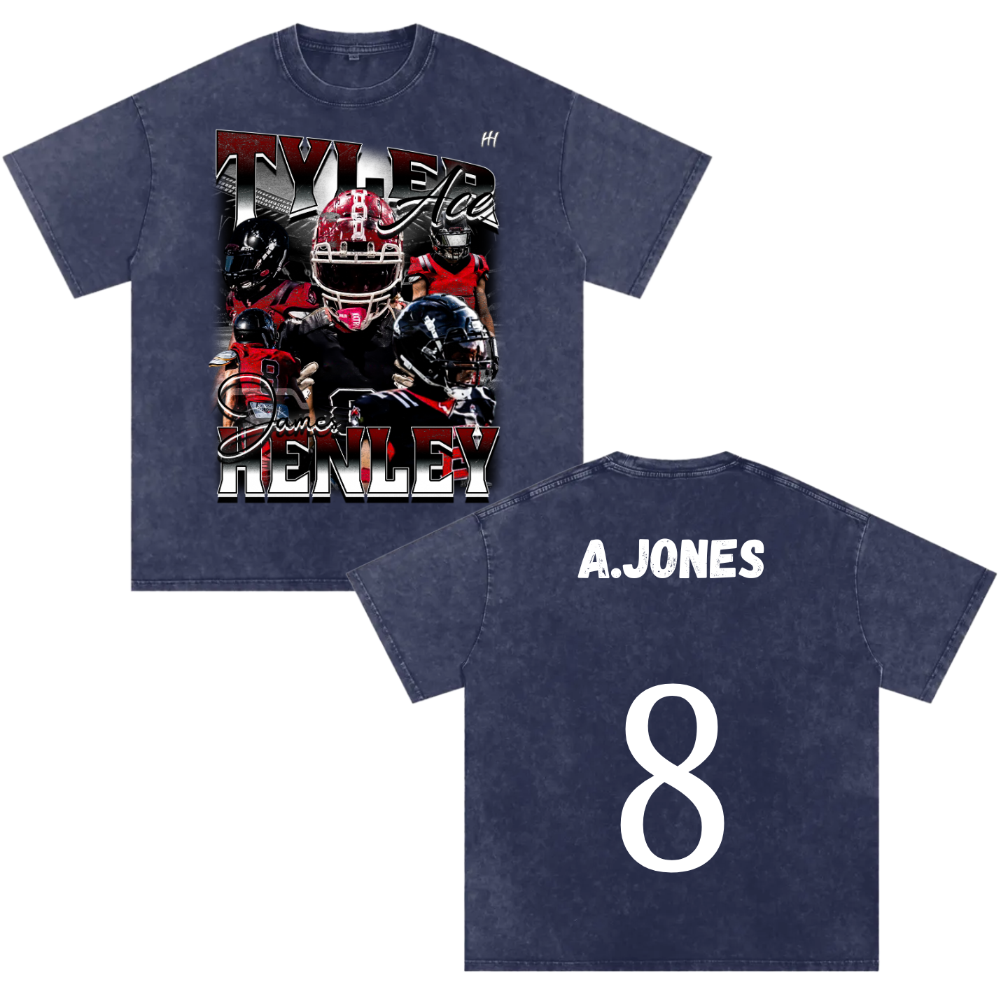 Tyler James Henley Heavyweight Oversized T-shirt