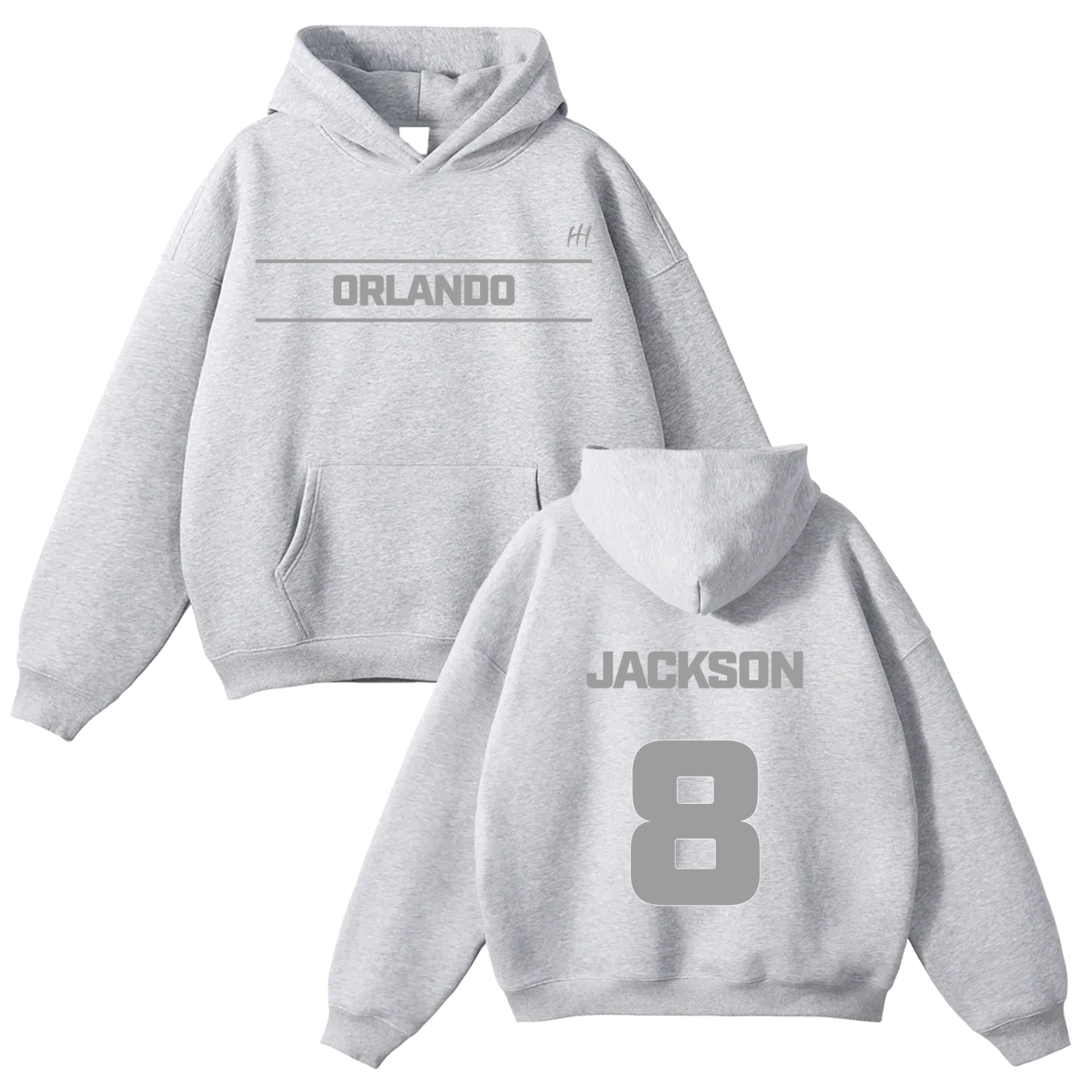 Jabare Jackson Oversize Fleeced Hoodie