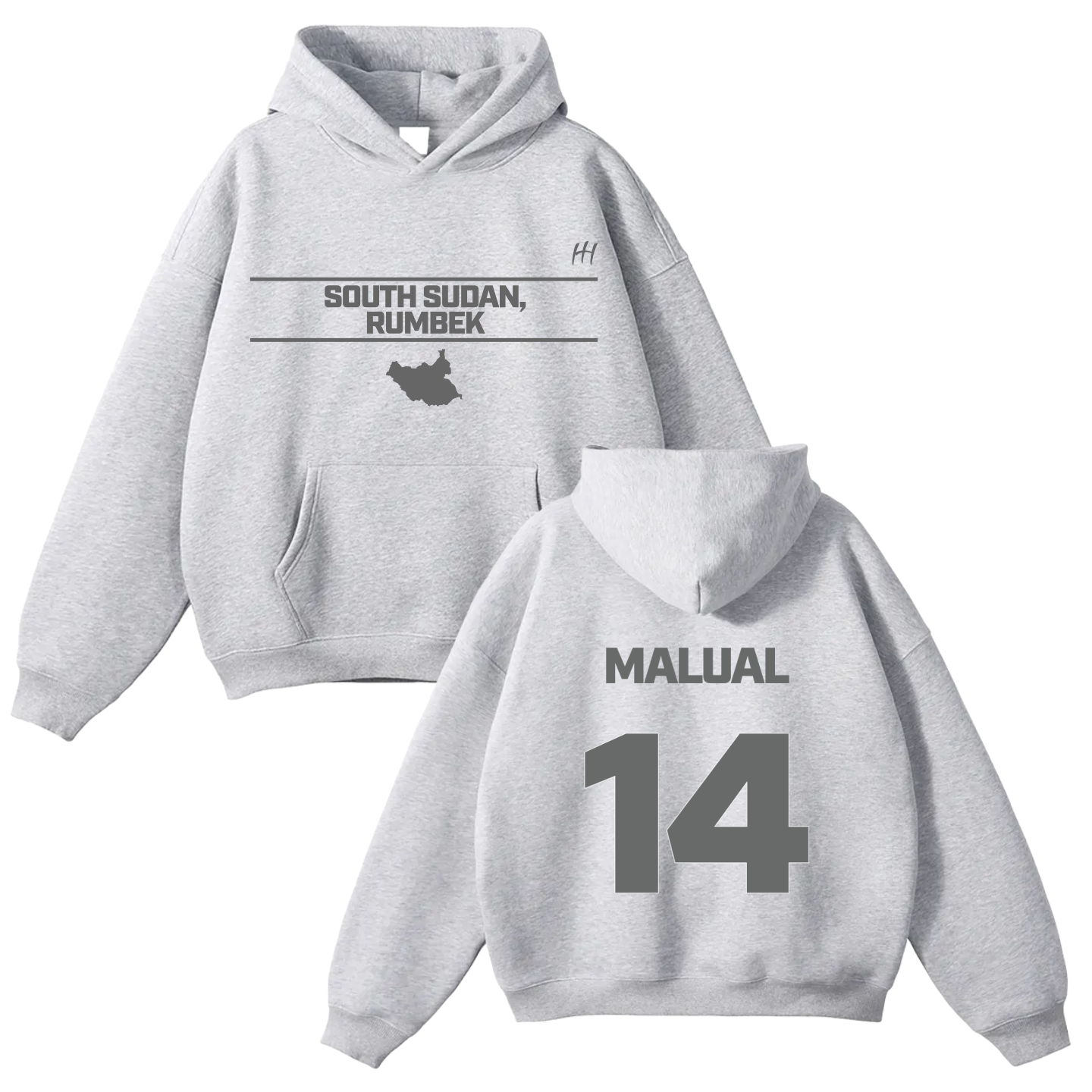 Wade Deng Malual Oversize Fleeced Hoodie