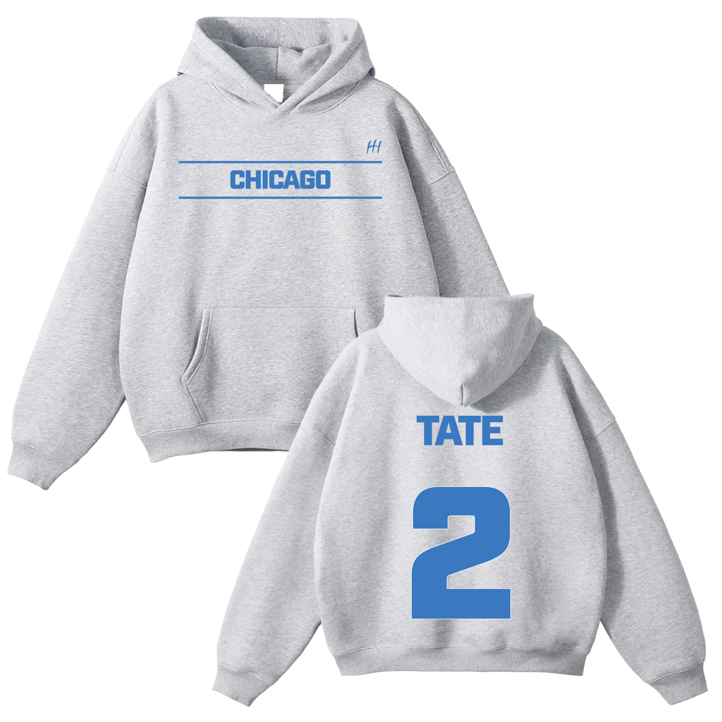 Double R Oversize Fleeced Hoodie