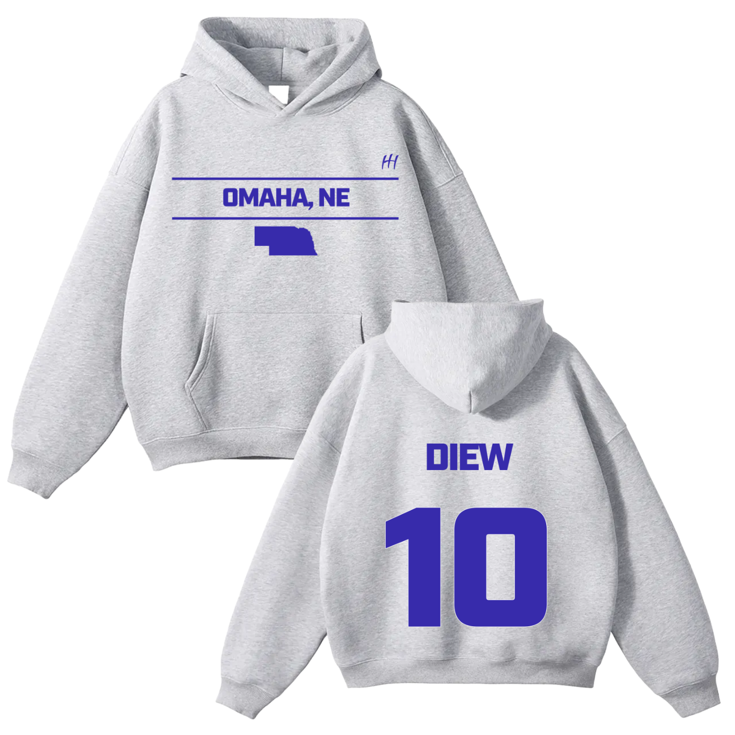 Deng Diew Oversize Fleeced Hoodie