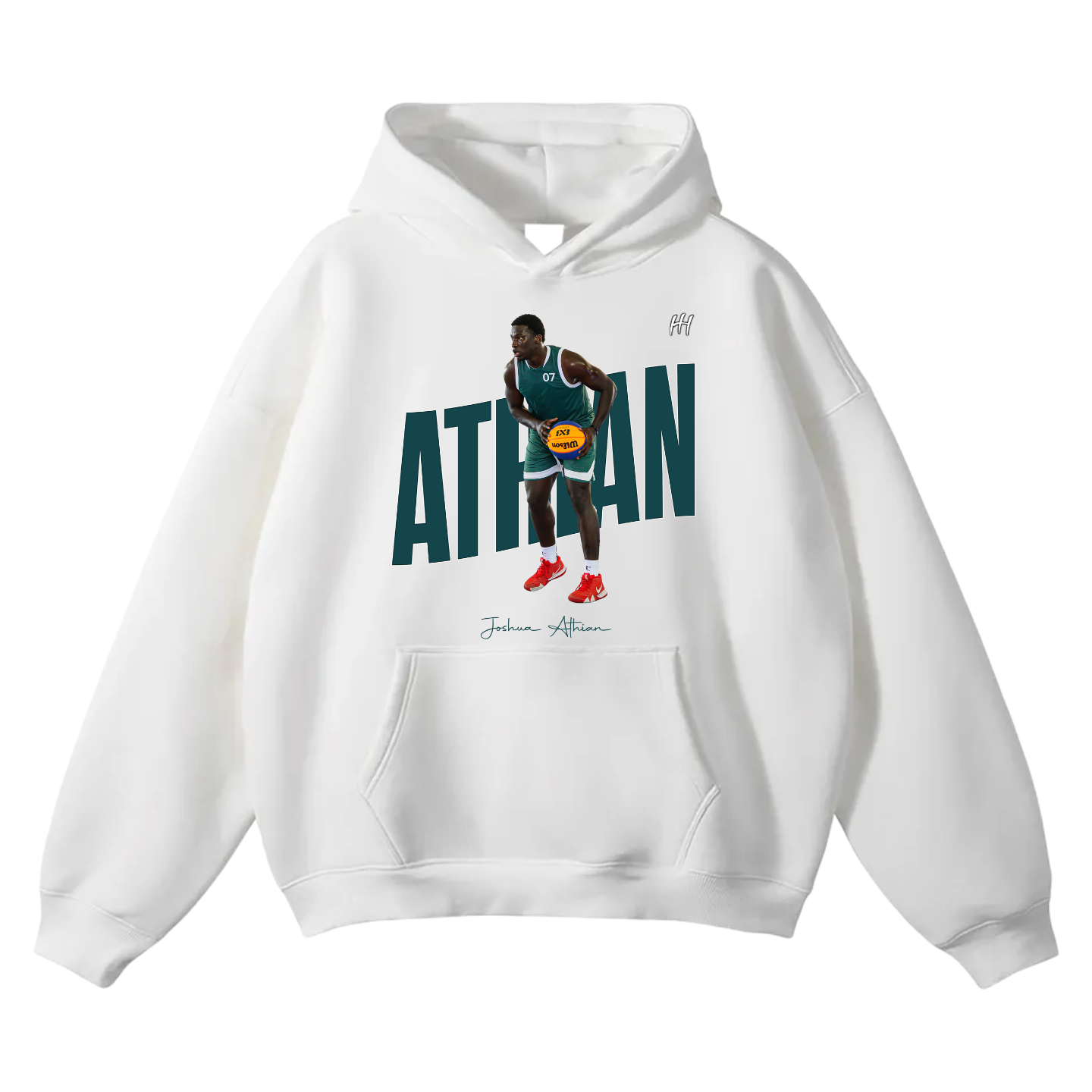 Joshua Athian Oversize Fleeced Hoodie