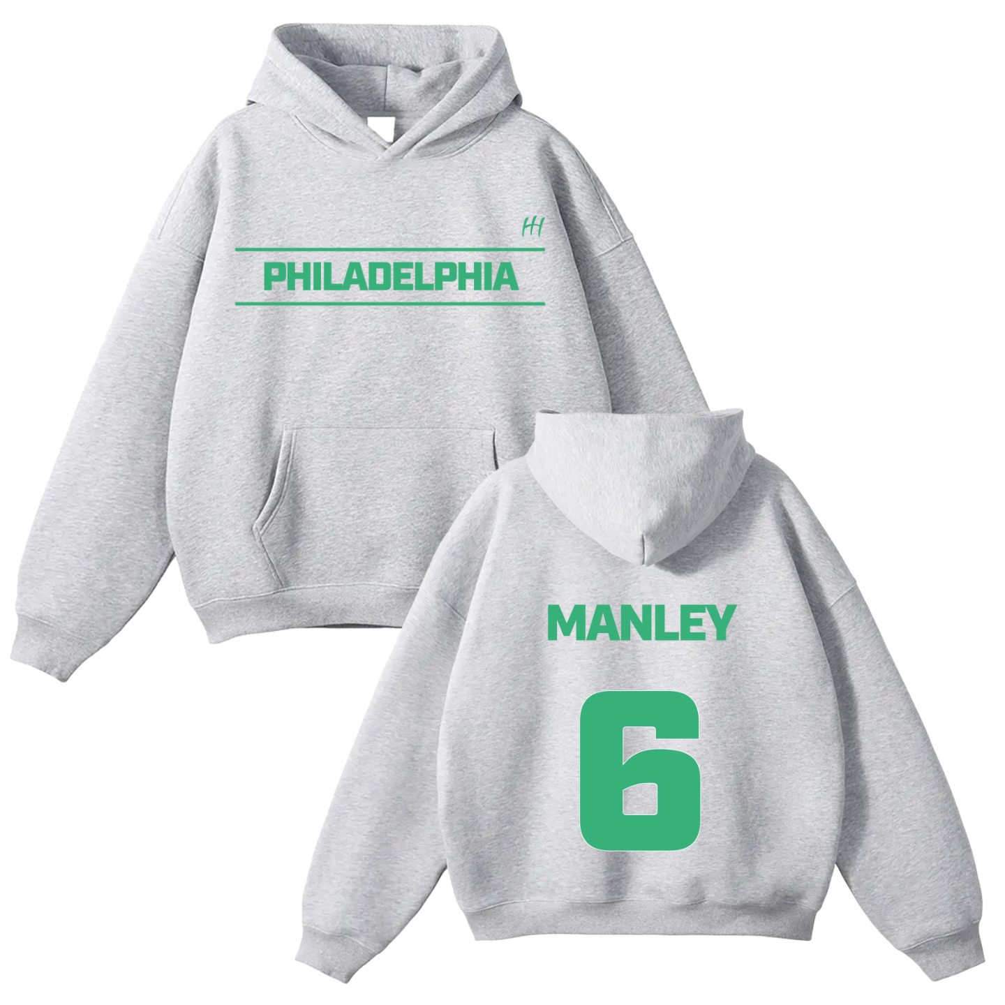 Malcolm Manley Oversize Fleeced Hoodie