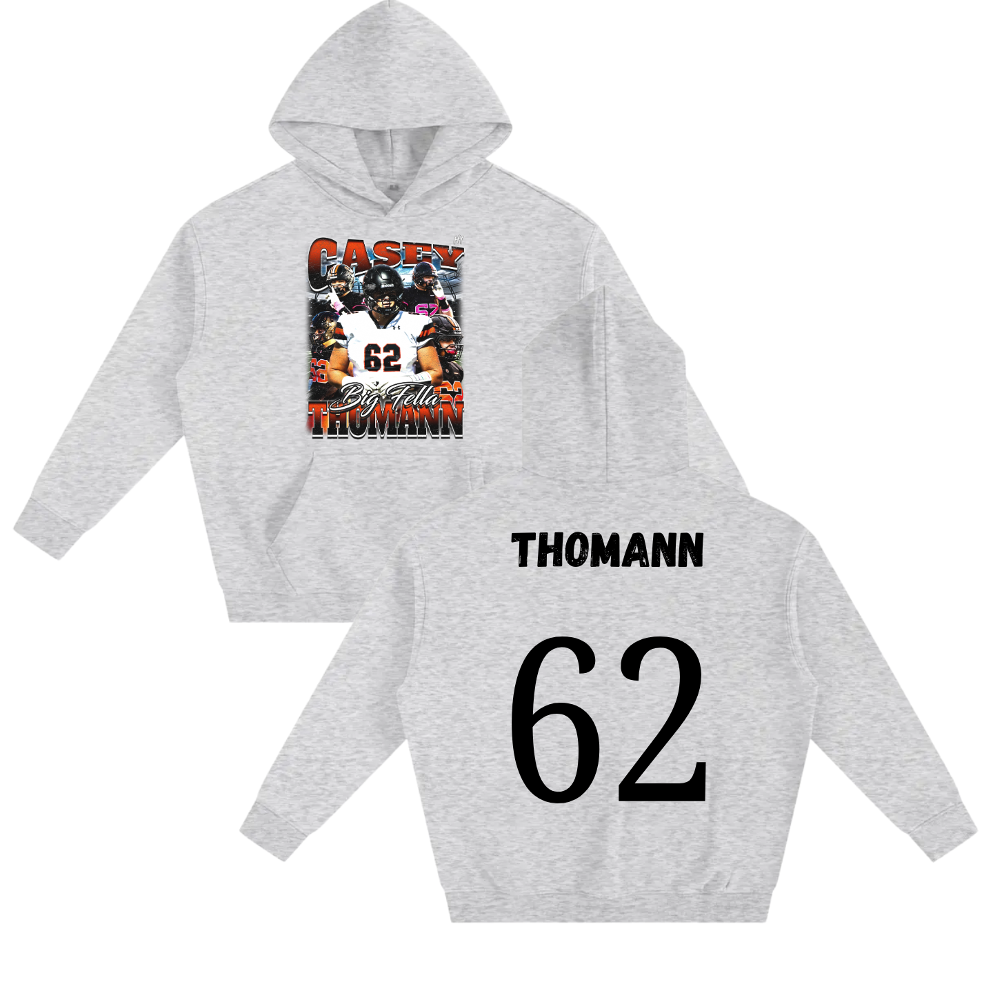 Casey Thomann Oversize Fleeced Hoodie