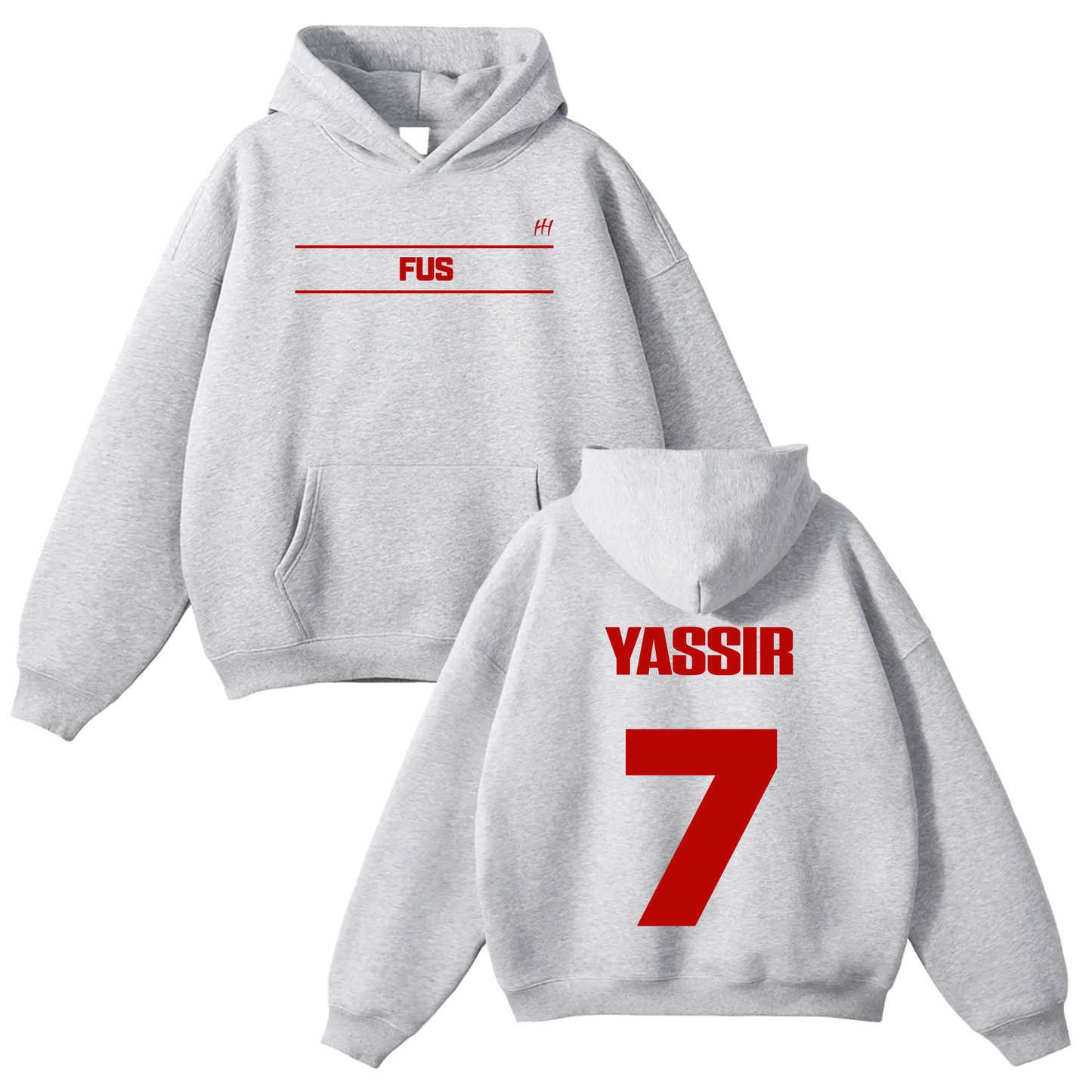 El mahdaoui Yassir Oversize Fleeced Hoodie
