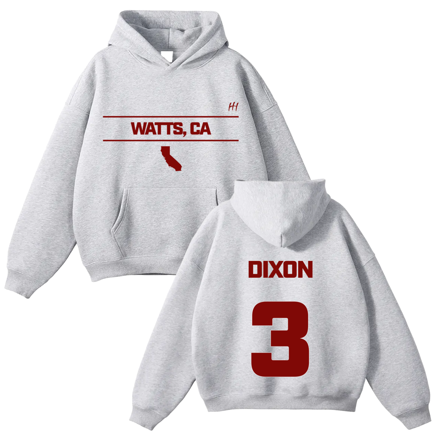 Anthony La'Mar Dixon Oversize Fleeced Hoodie