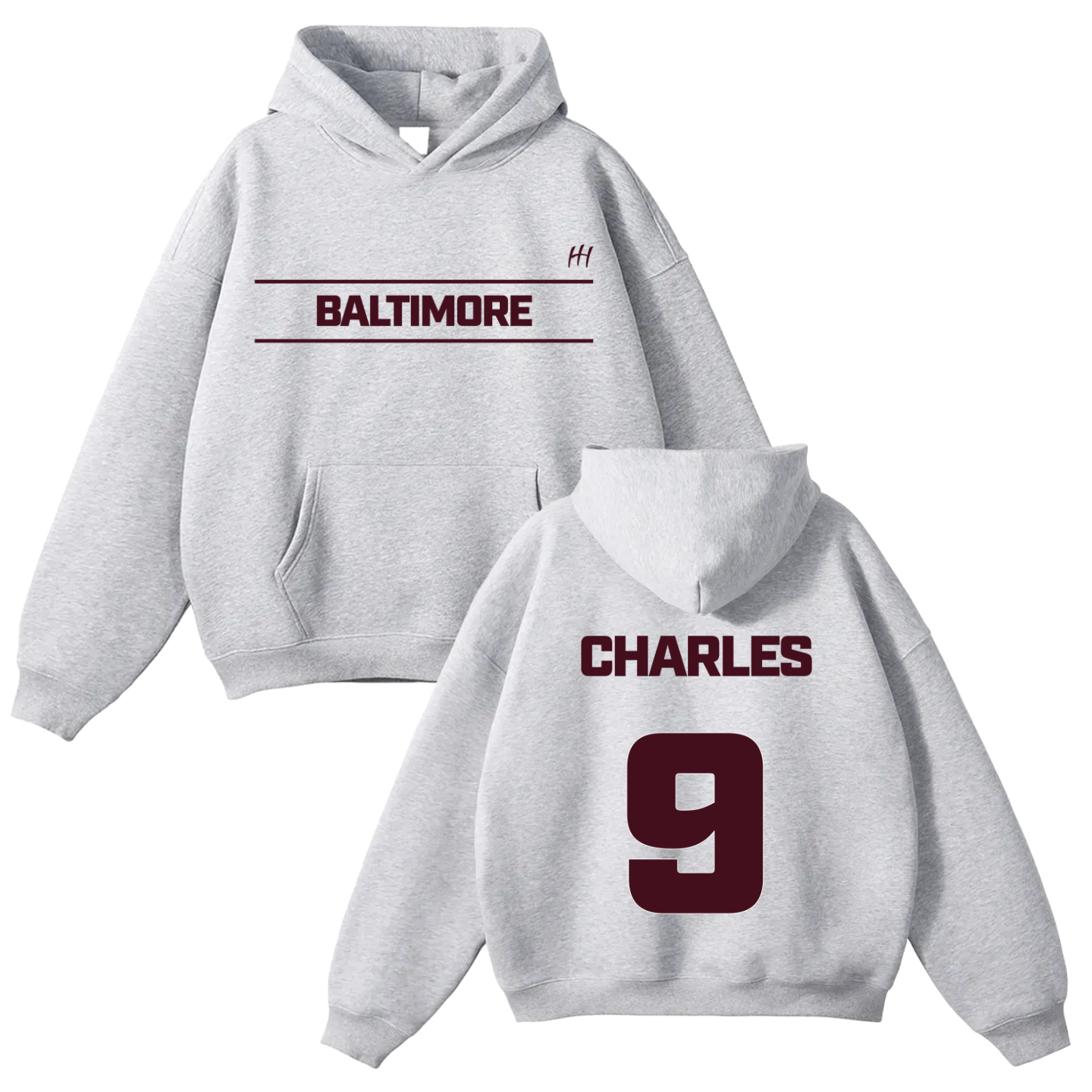 Aaron Charles Oversize Fleeced Hoodie