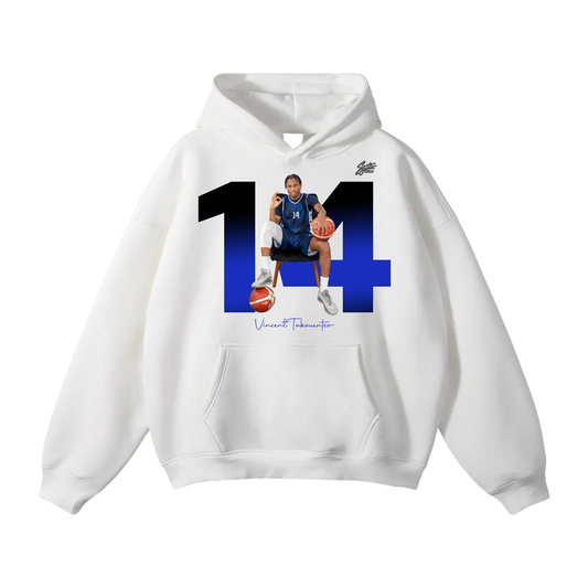 Vincent TAKOUENTSO Oversize Fleeced Hoodie