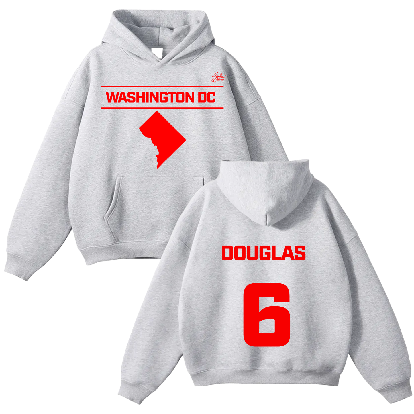 Isaiah Douglas Oversize Fleeced Hoodie