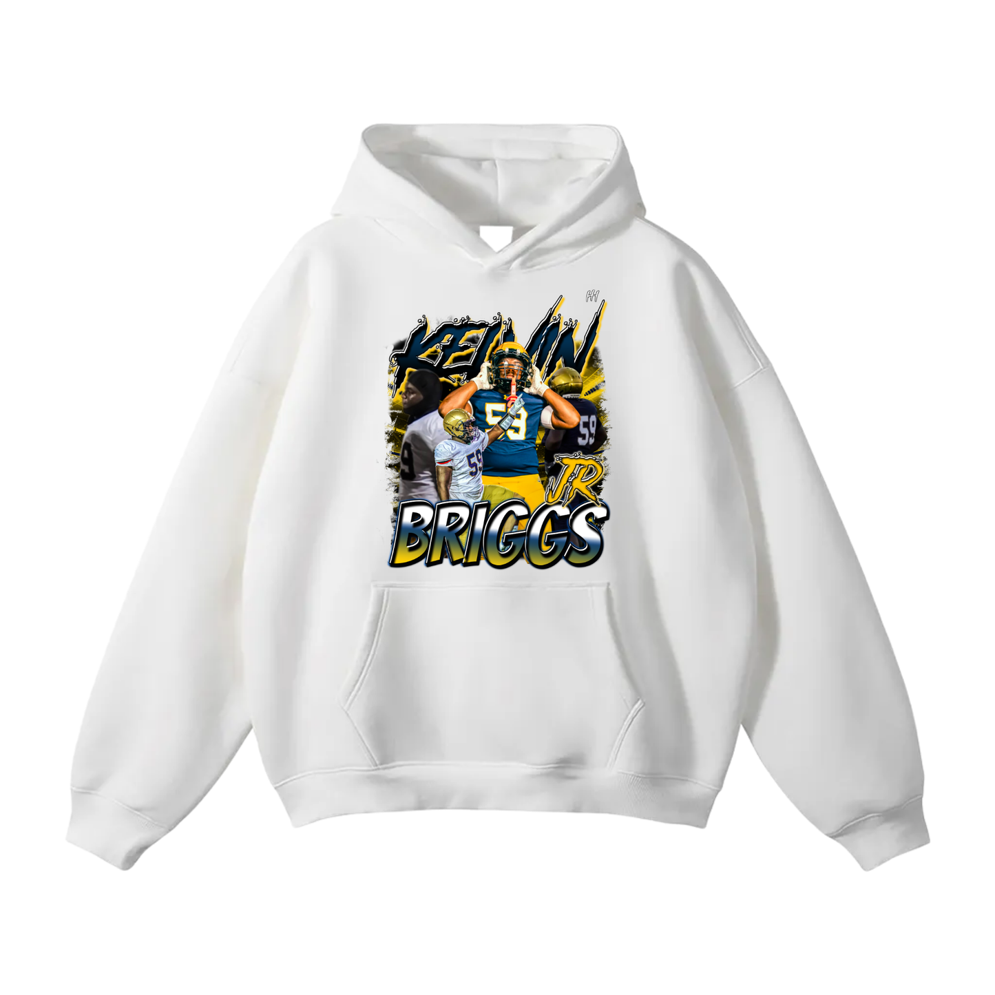 Kelvin Briggs Jr Oversize Fleeced Hoodie