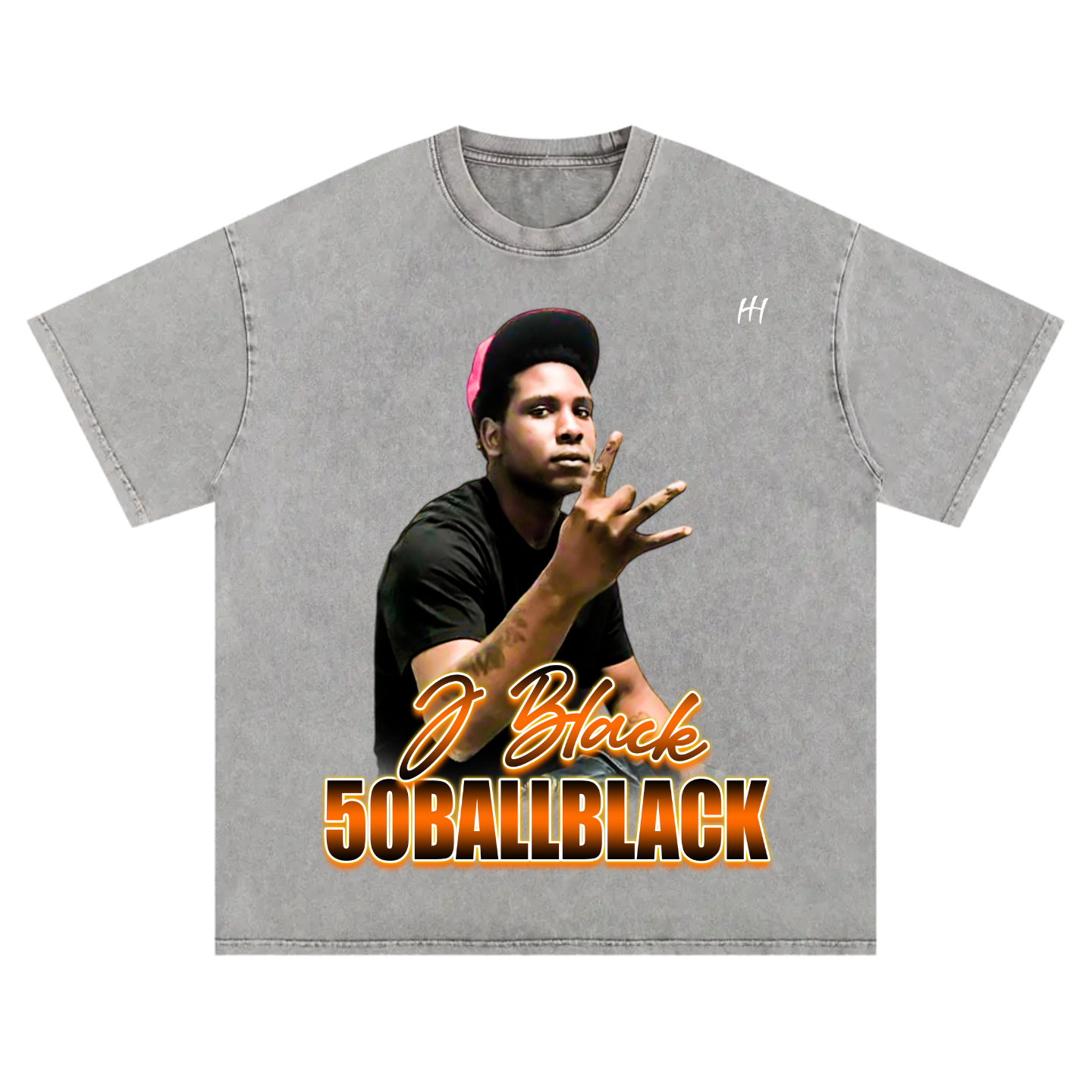 J Black Oversize T-shirt