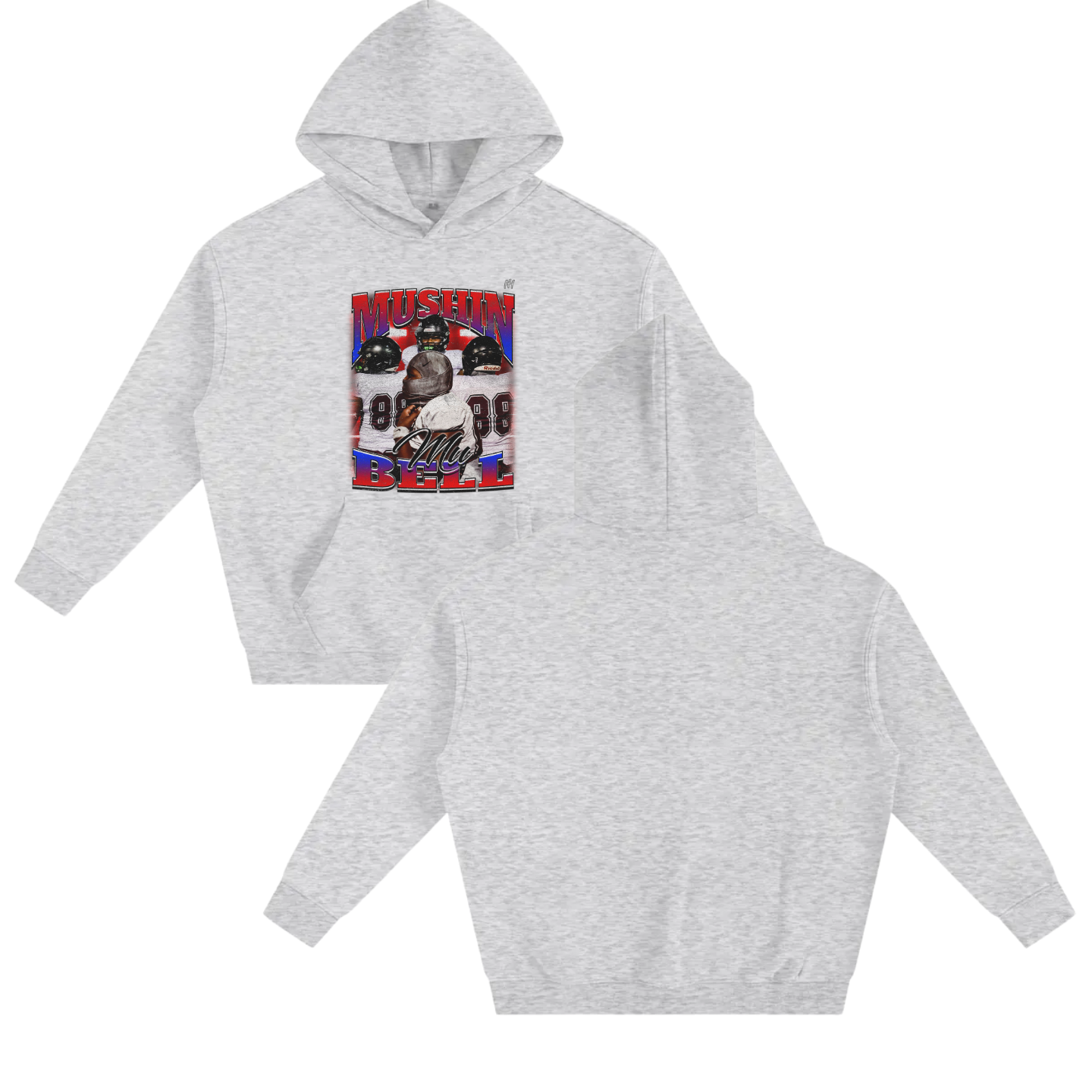 Mushin Bell Oversize Fleeced Hoodie