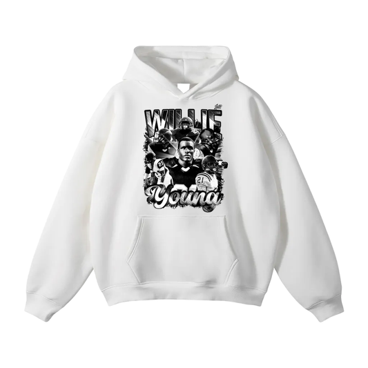 Willie Young Oversize Fleeced Hoodie