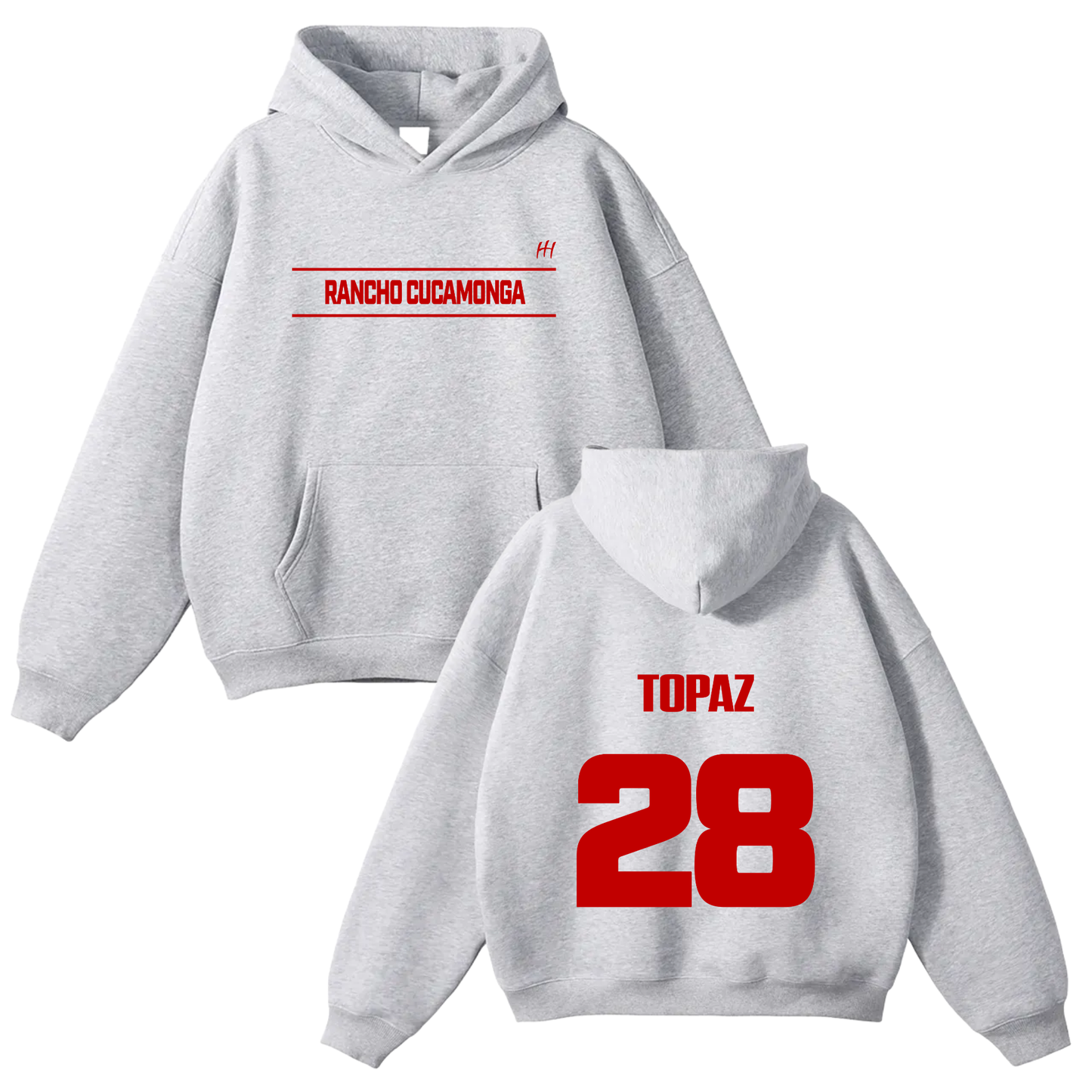 Topaz Linton Oversize Fleeced Hoodie