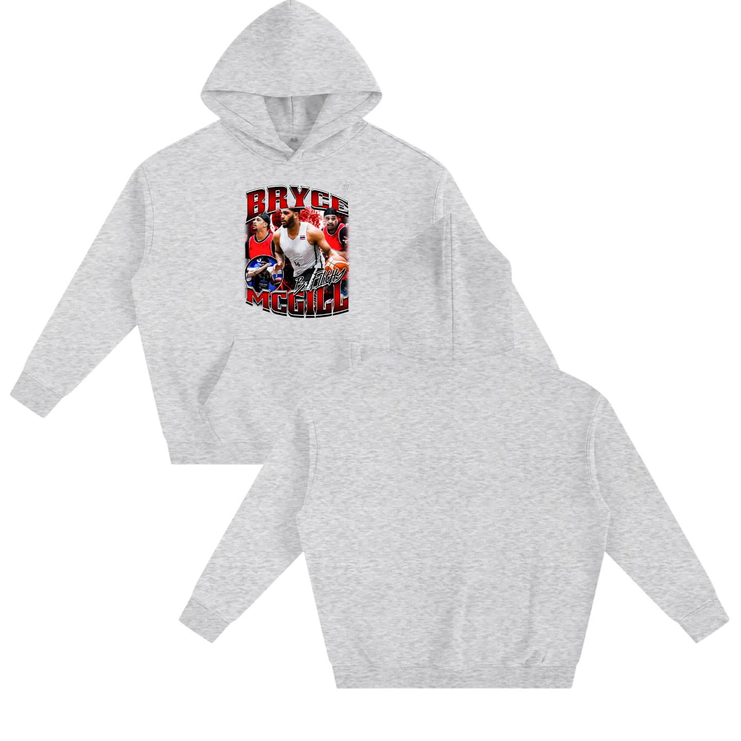 Bryce McGill Oversize Fleeced Hoodie