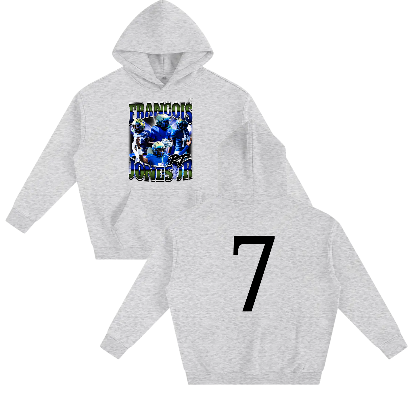 Francois Jones Jr Oversize Fleeced Hoodie