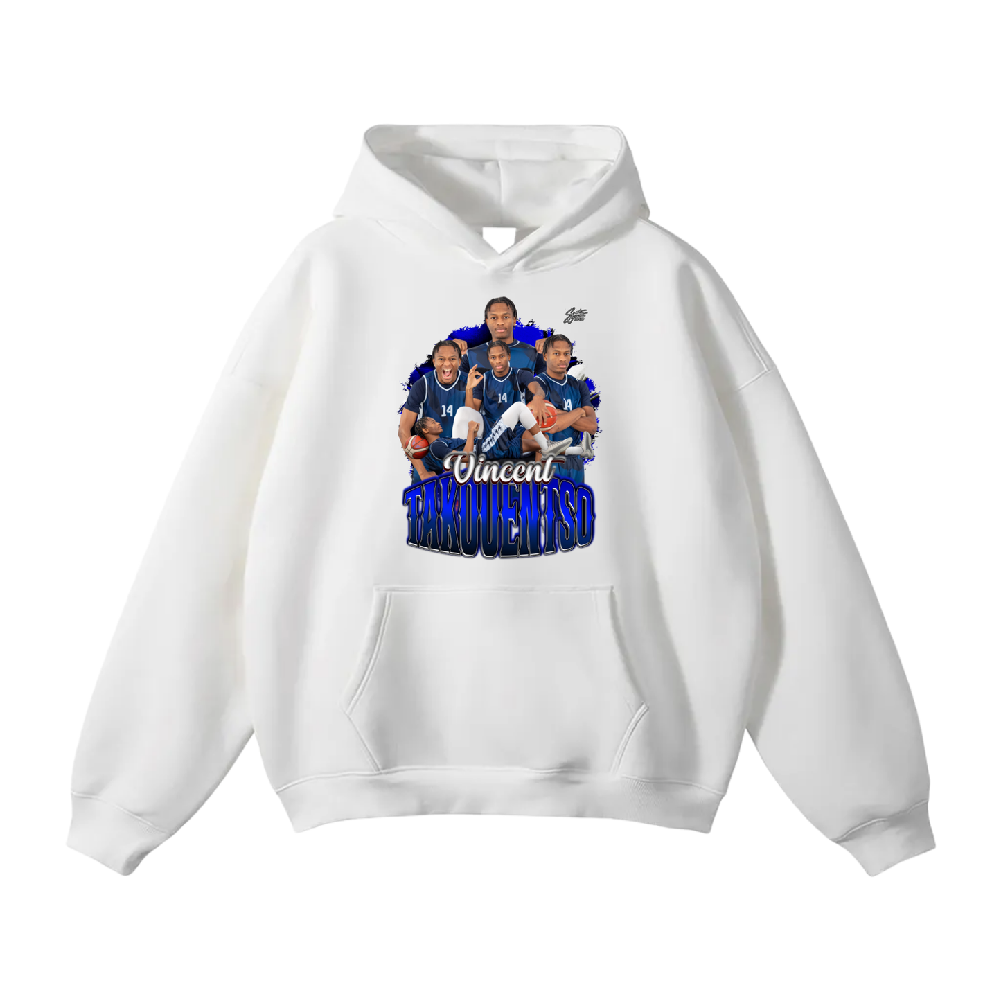 Vincent TAKOUENTSO Oversize Fleeced Hoodie