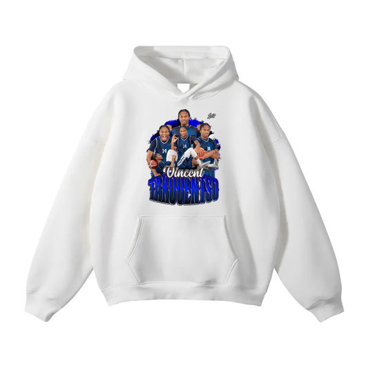 Vincent TAKOUENTSO Oversize Fleeced Hoodie