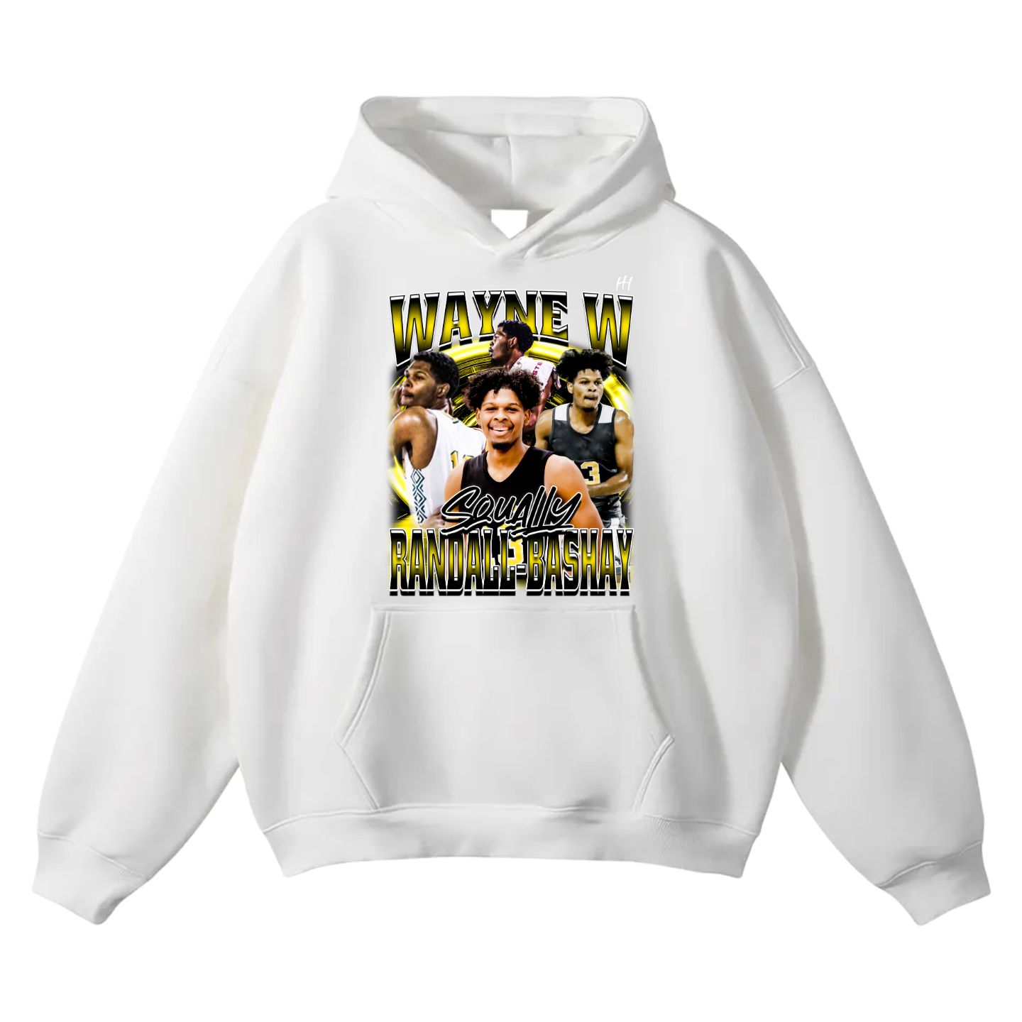 Wayne W Randall-Bashay Oversize Fleeced Hoodie