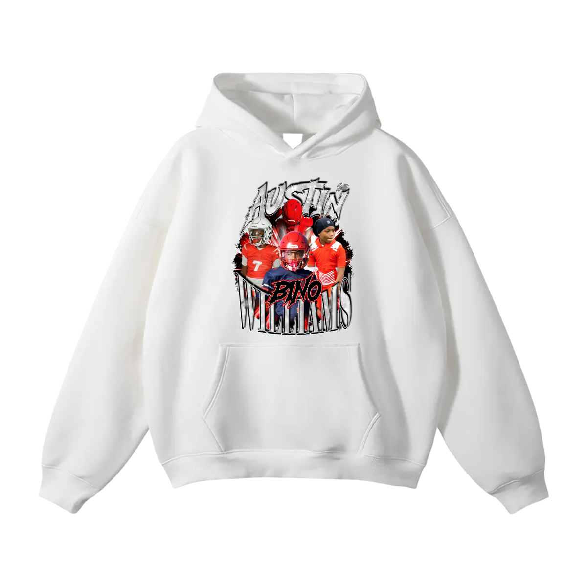 Austin Williams Oversize Fleeced Hoodie