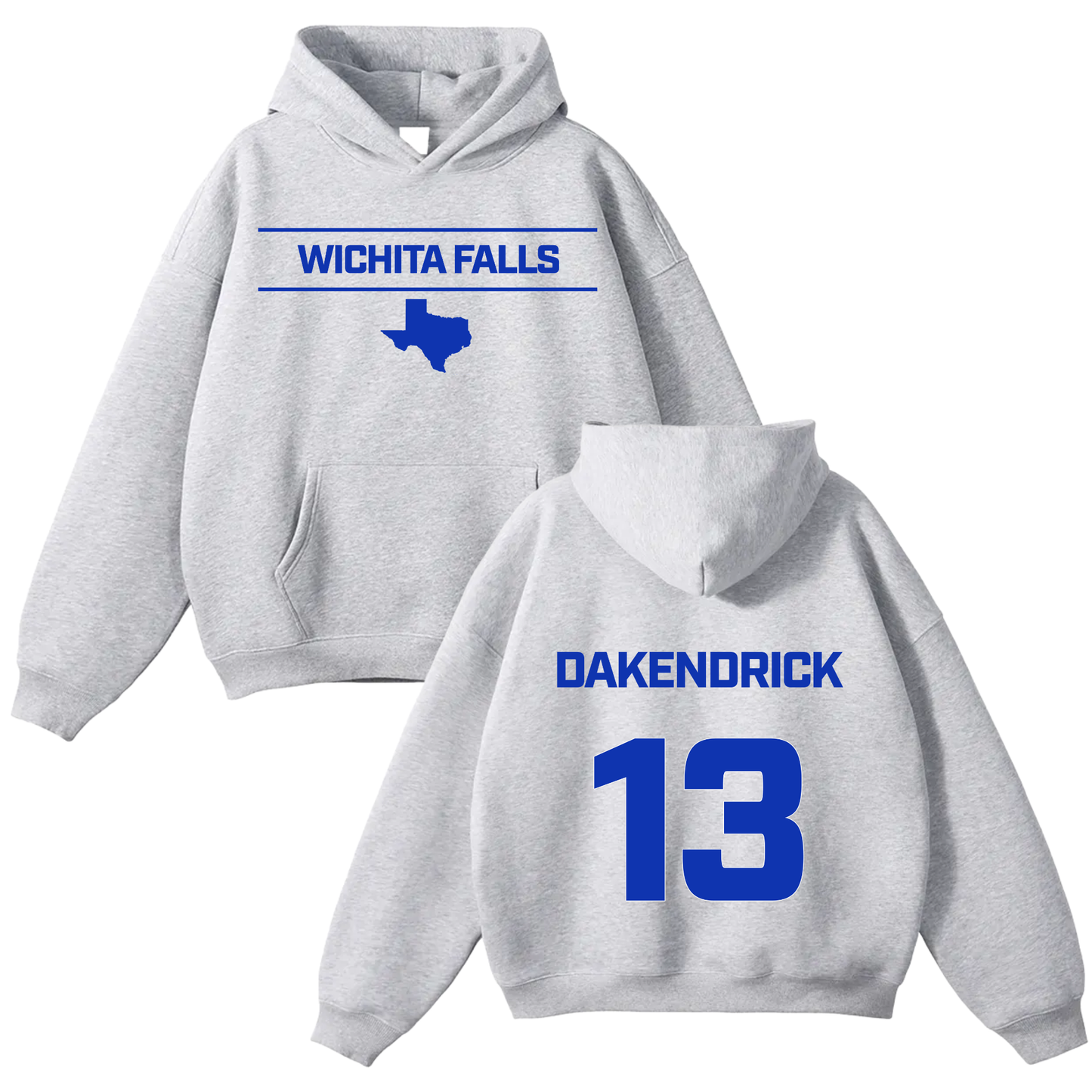 Dakendrick Jones Oversize Fleeced Hoodie
