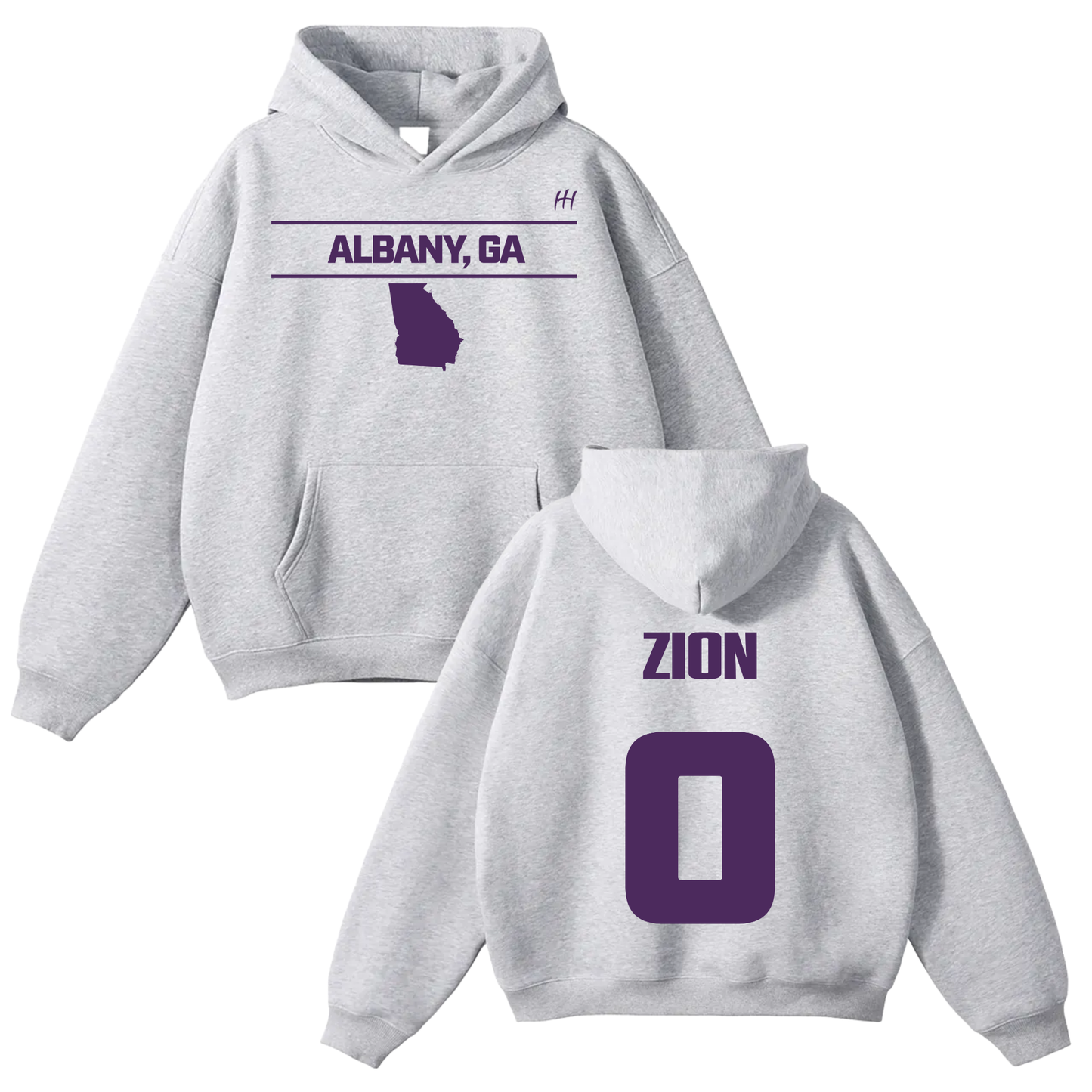 Zion Johnson Oversize Fleeced Hoodie